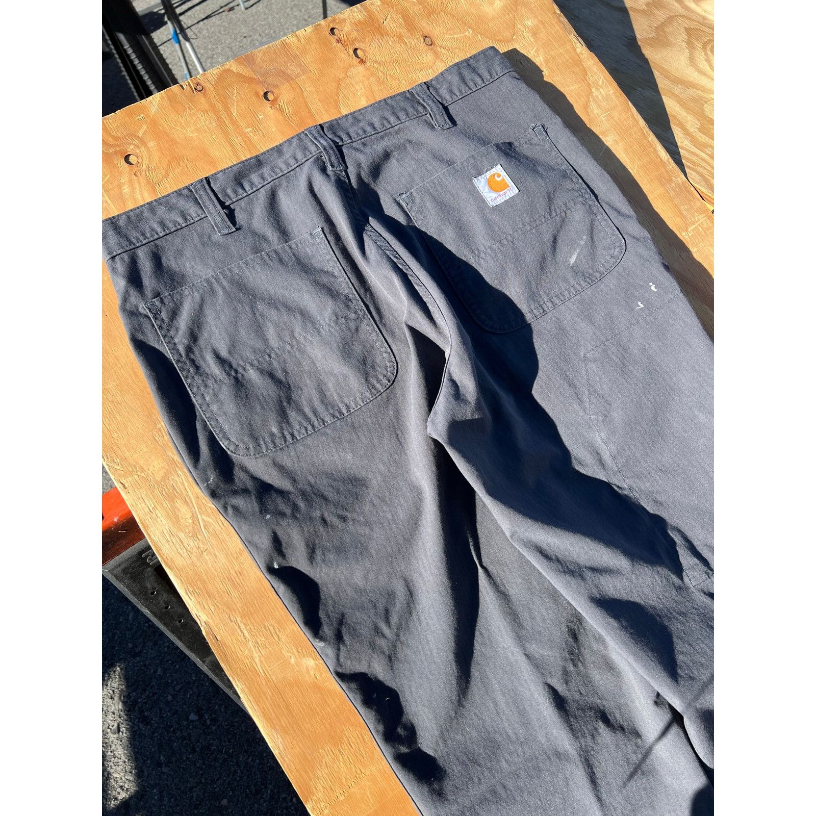 Carhartt Carhartt Relaxed Fit Gray Canvas Work Pants Mens 32x34 Size US 32 / EU 48 - 11 Thumbnail