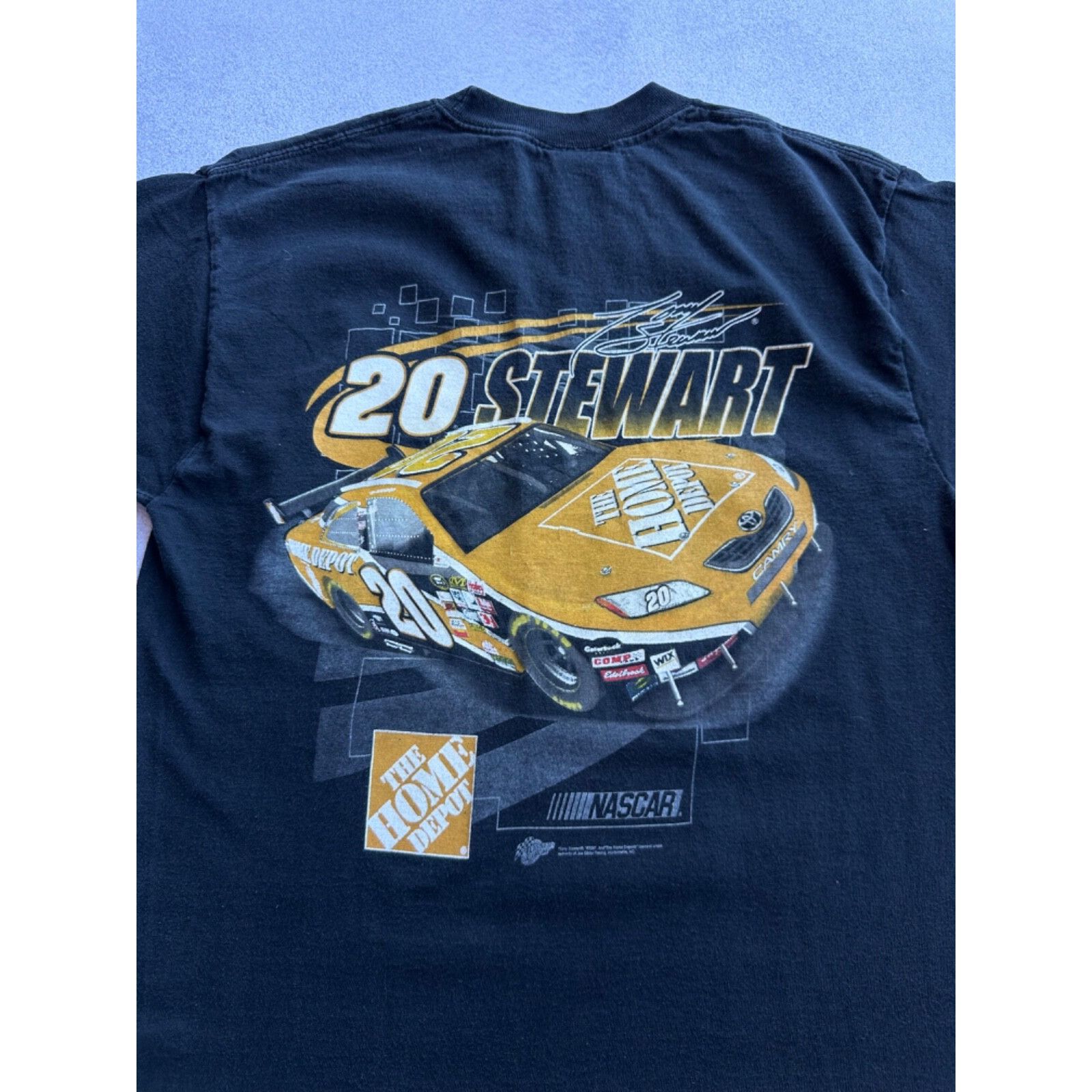 NASCAR VTG NASCAR Tony Stewart Home Depot Racing T-shirt Size US M / EU 48-50 / 2 - 5 Thumbnail