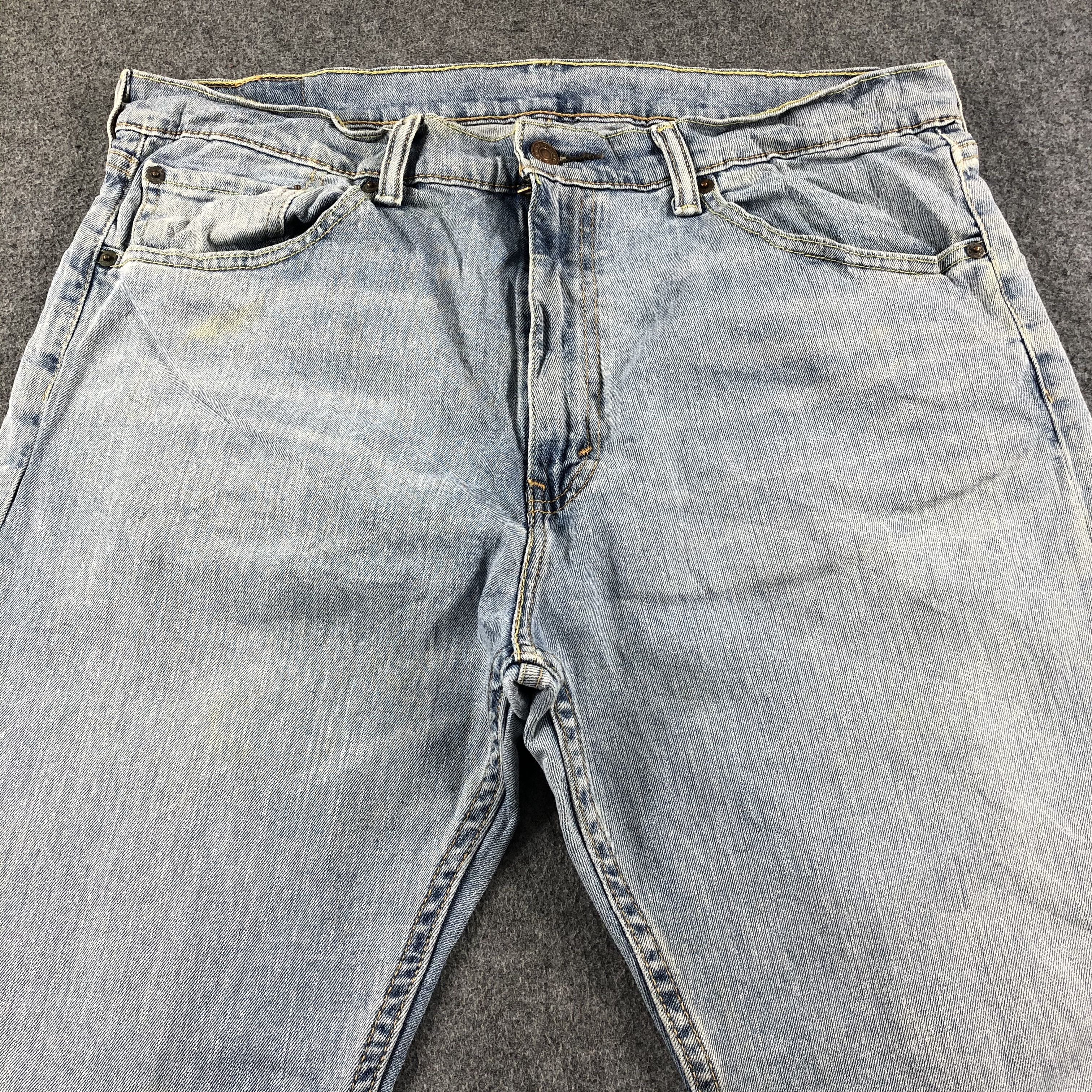 Levi's 90s Vintage Blue Wash Levis 505 Jeans-J2640 Size US 35 - 3 Thumbnail