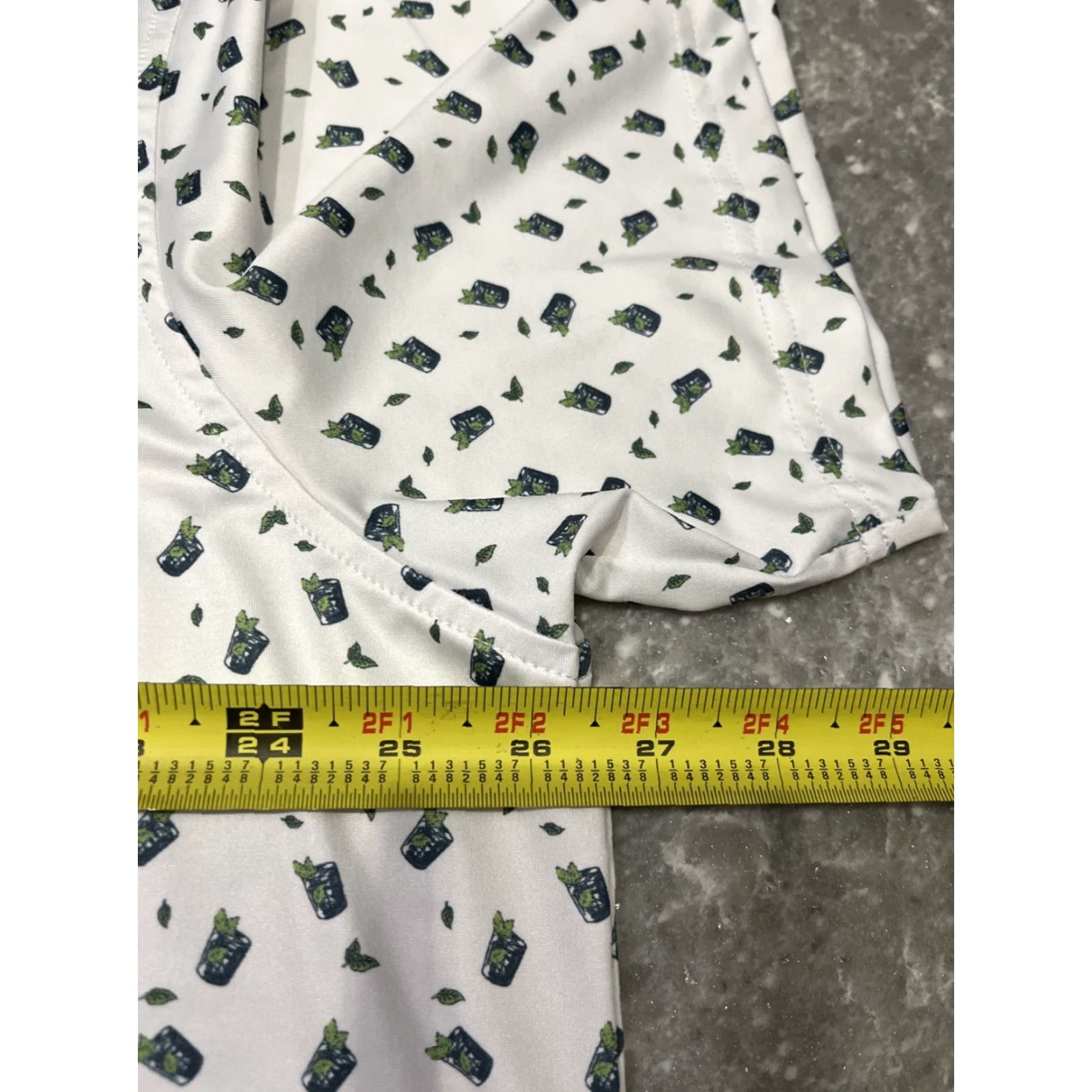 Southern Proper Southern Propper Polo Mens XL Golf Shirt Mojito Pattern Cocktail GUC Size US XL / EU 56 / 4 - 4 Thumbnail