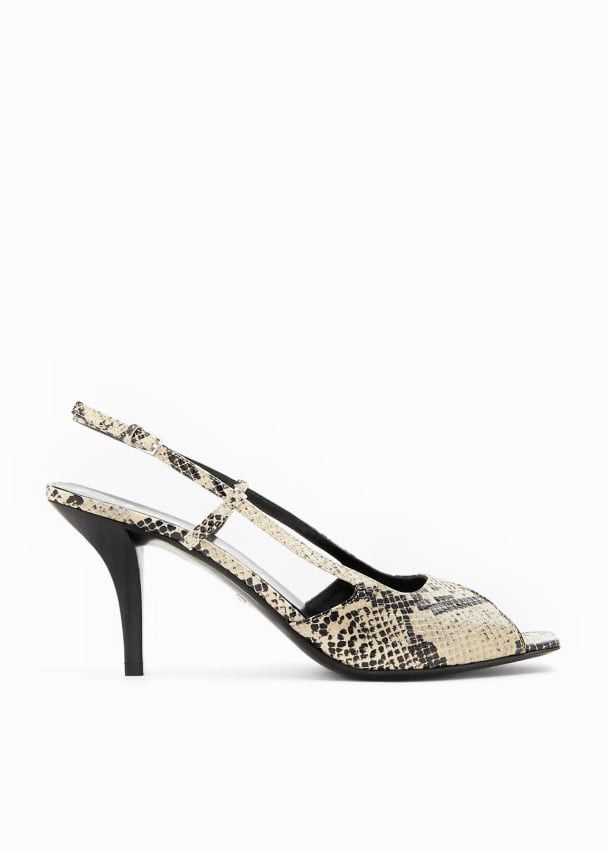 Gucci Python Print Mid Heel Pumps SIZE 36.5