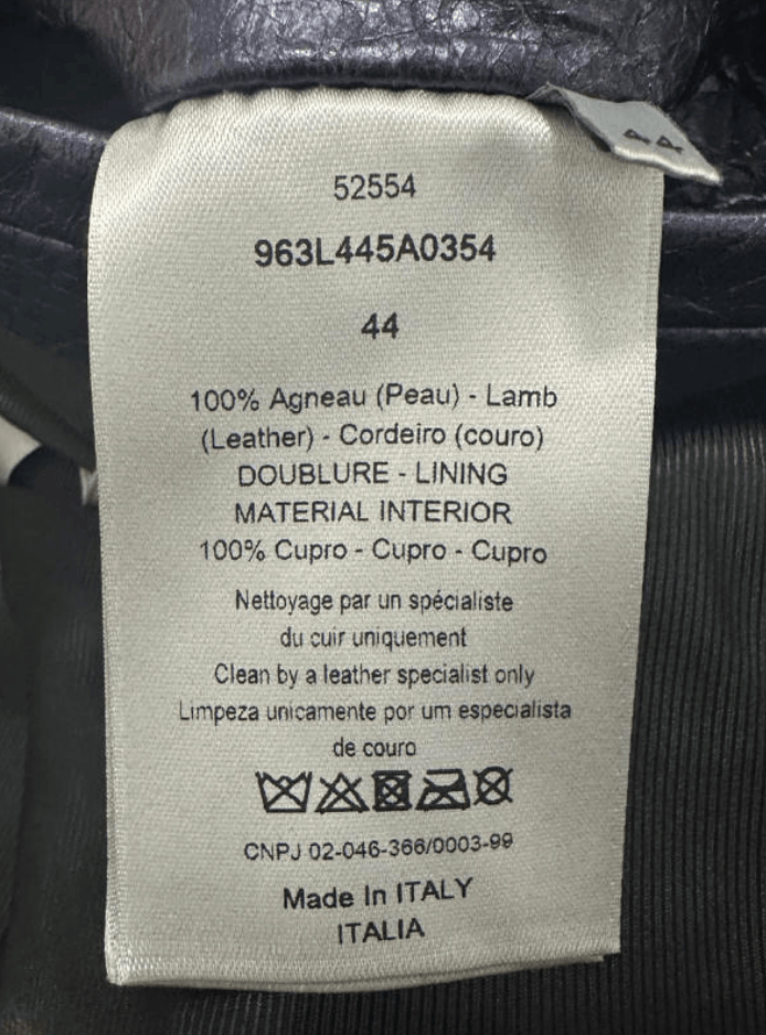 Dior Dior Sheepskin Leather Jacket Size US S / EU 44-46 / 1 - 6 Thumbnail