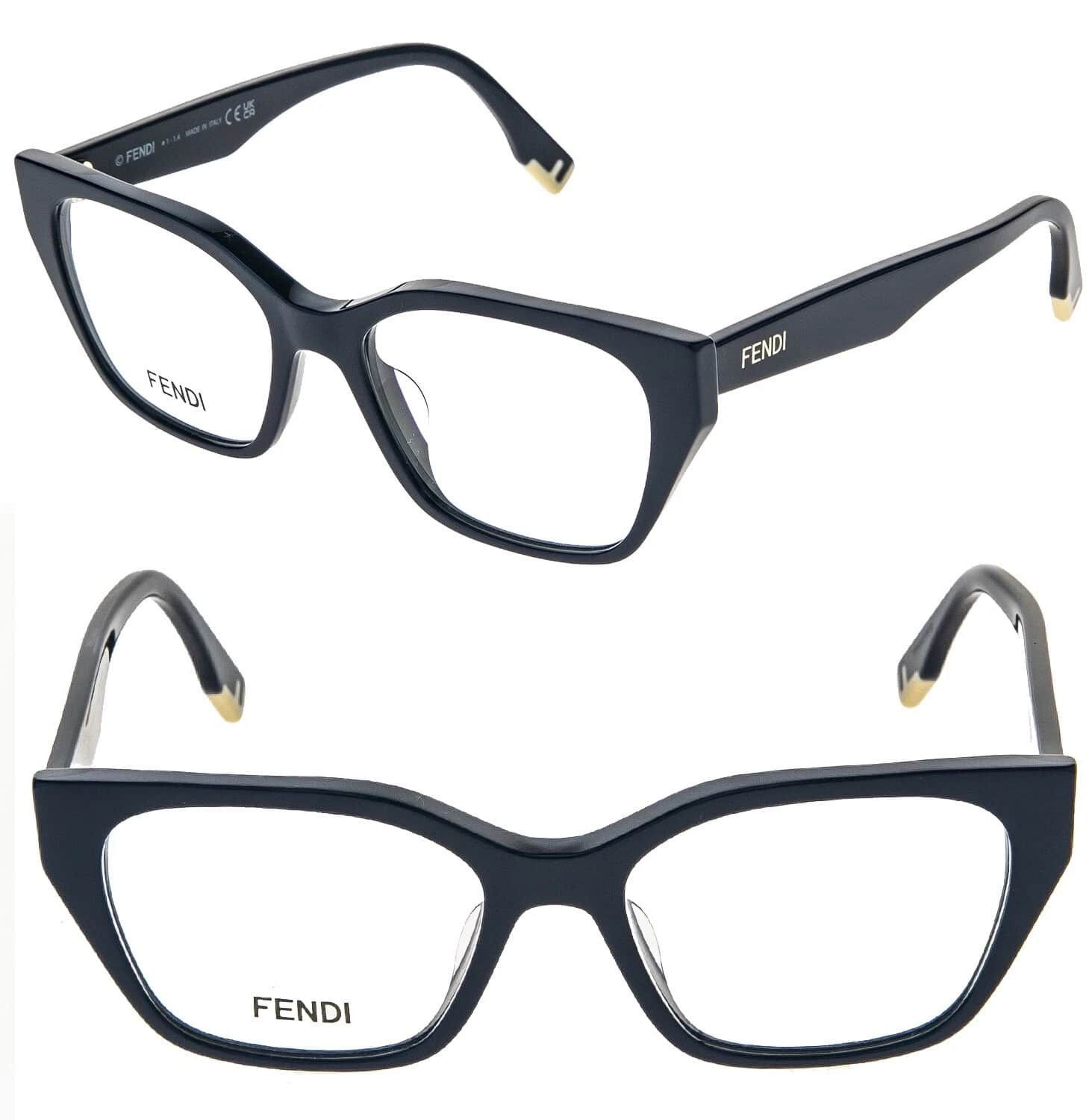 Fendi FENDI 50001 WAY Navy Eyeglasses Optical Frame FE50001I 090 Size ONE SIZE - 1 Thumbnail