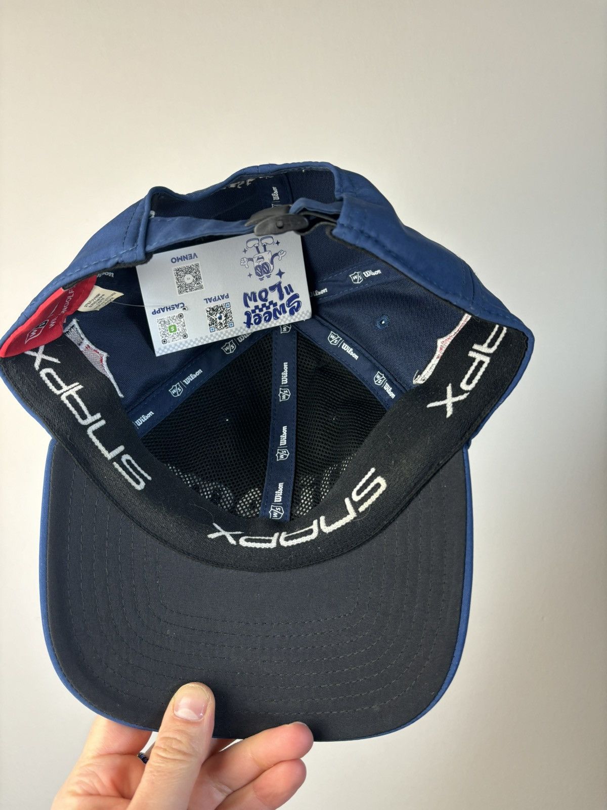 Wilson Wilson Pro Tour Golf Cap Men’s Medium (Navy Blue) Hat Size ONE SIZE - 7 Thumbnail