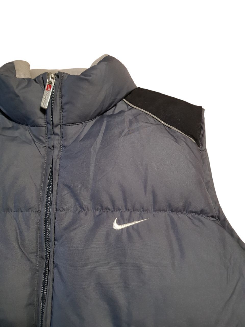 Nike Vintage Nike Puffer Vest Big Logo Size US XL / EU 56 / 4 - 3 Thumbnail