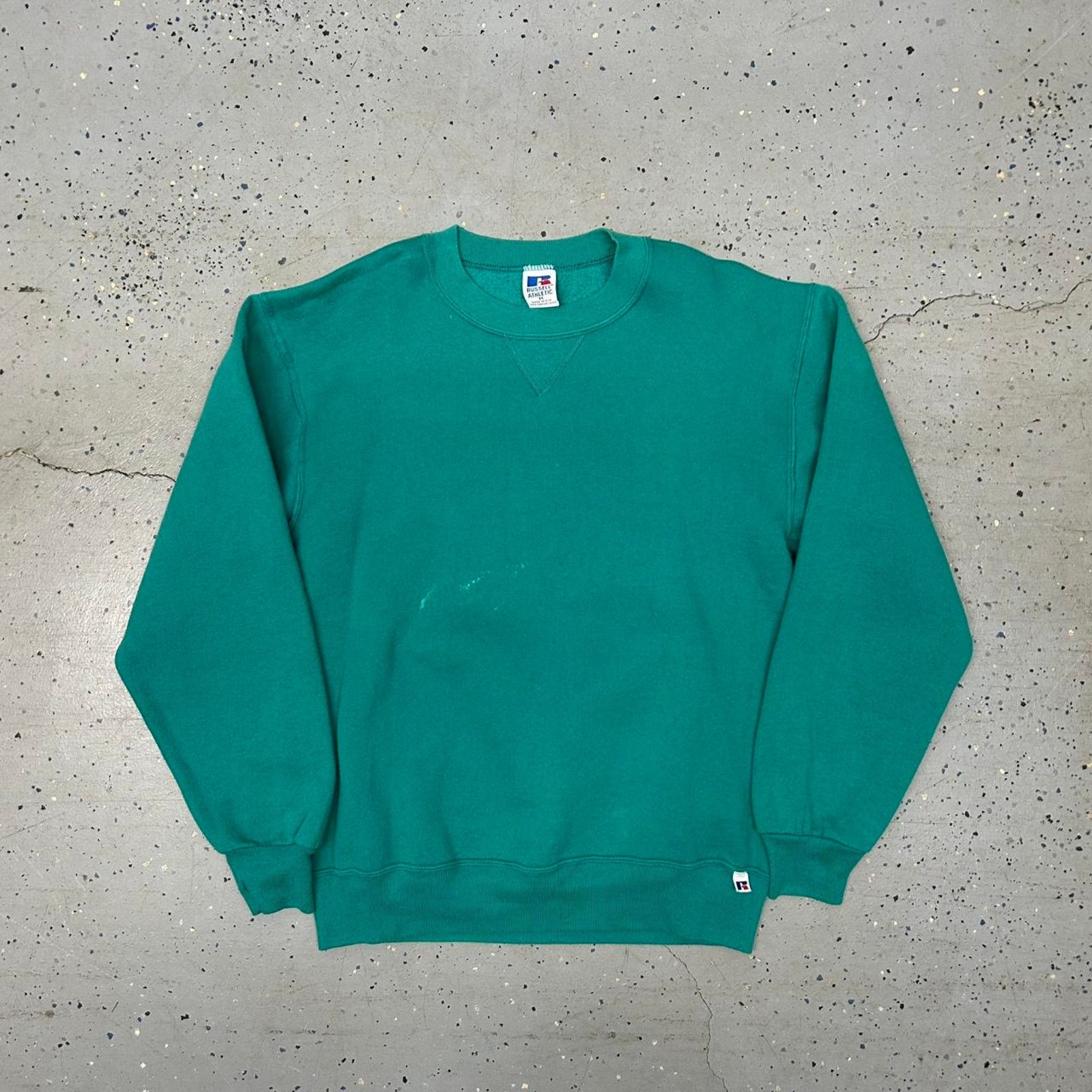 Russell Athletic VTG Teal green Russell Athletic crewneck sweatshirt Size M / US 6-8 / IT 42-44 - 1 Thumbnail