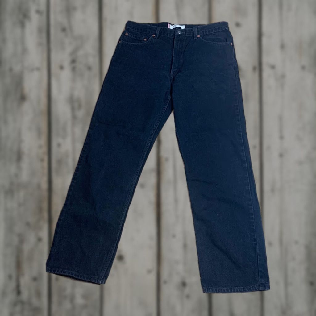 Levi's VINTAGE Levi's 505 Straight Fit Black Jeans Adult Mens Size 34 X 30 Size US 34 / EU 50 - 1 Thumbnail