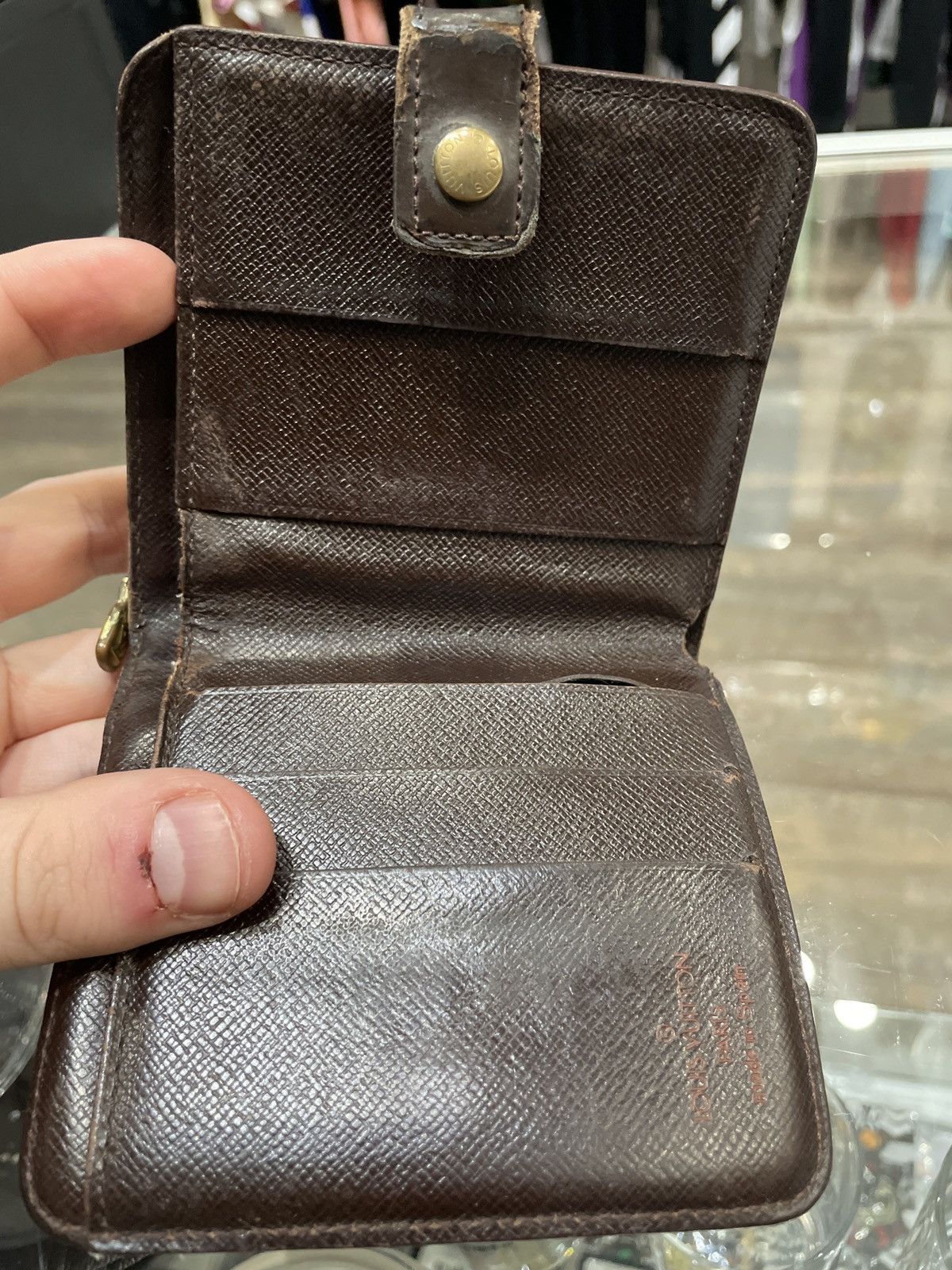 Louis Vuitton Louis Vuitton Damien Ebene Compact Wallet Size ONE SIZE - 3 Thumbnail