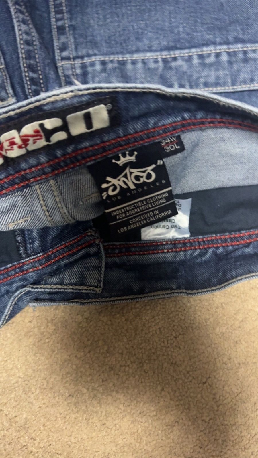 JNCO Jnco crown cannons Size US 34 / EU 50 - 3 Thumbnail