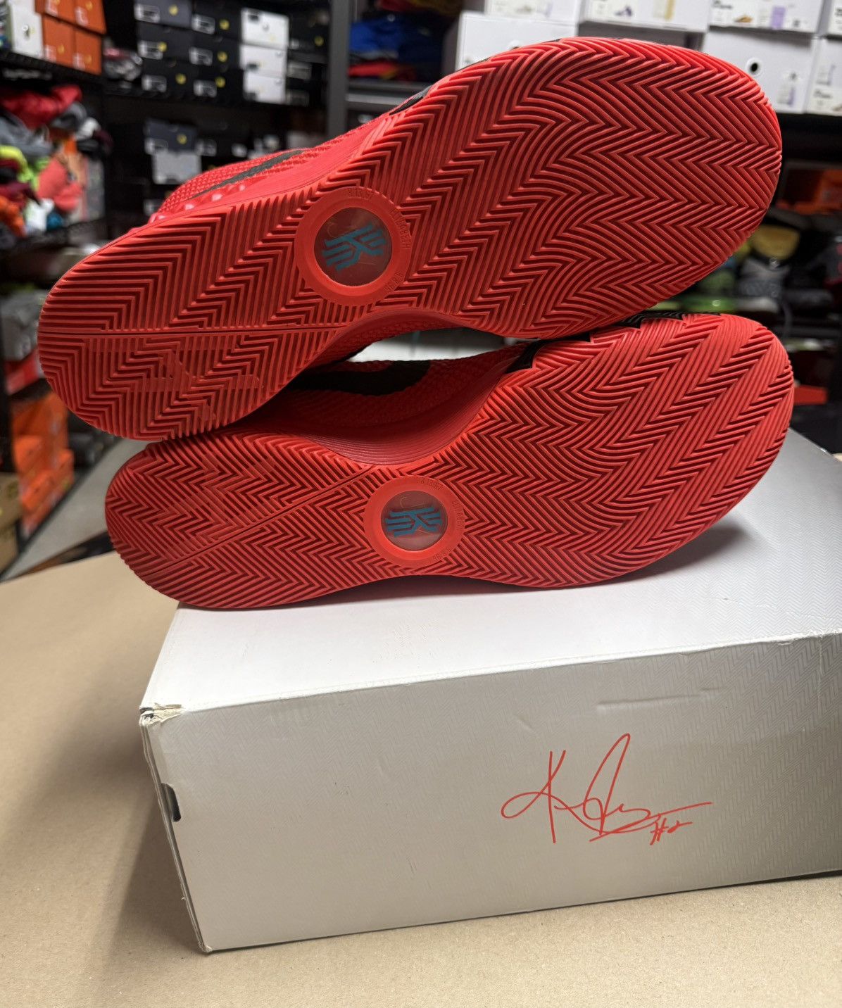 Nike Nike Kyrie 1 Deceptive Red October Men’s size 14 Basketball! Size US 14 / EU 47 - 5 Thumbnail
