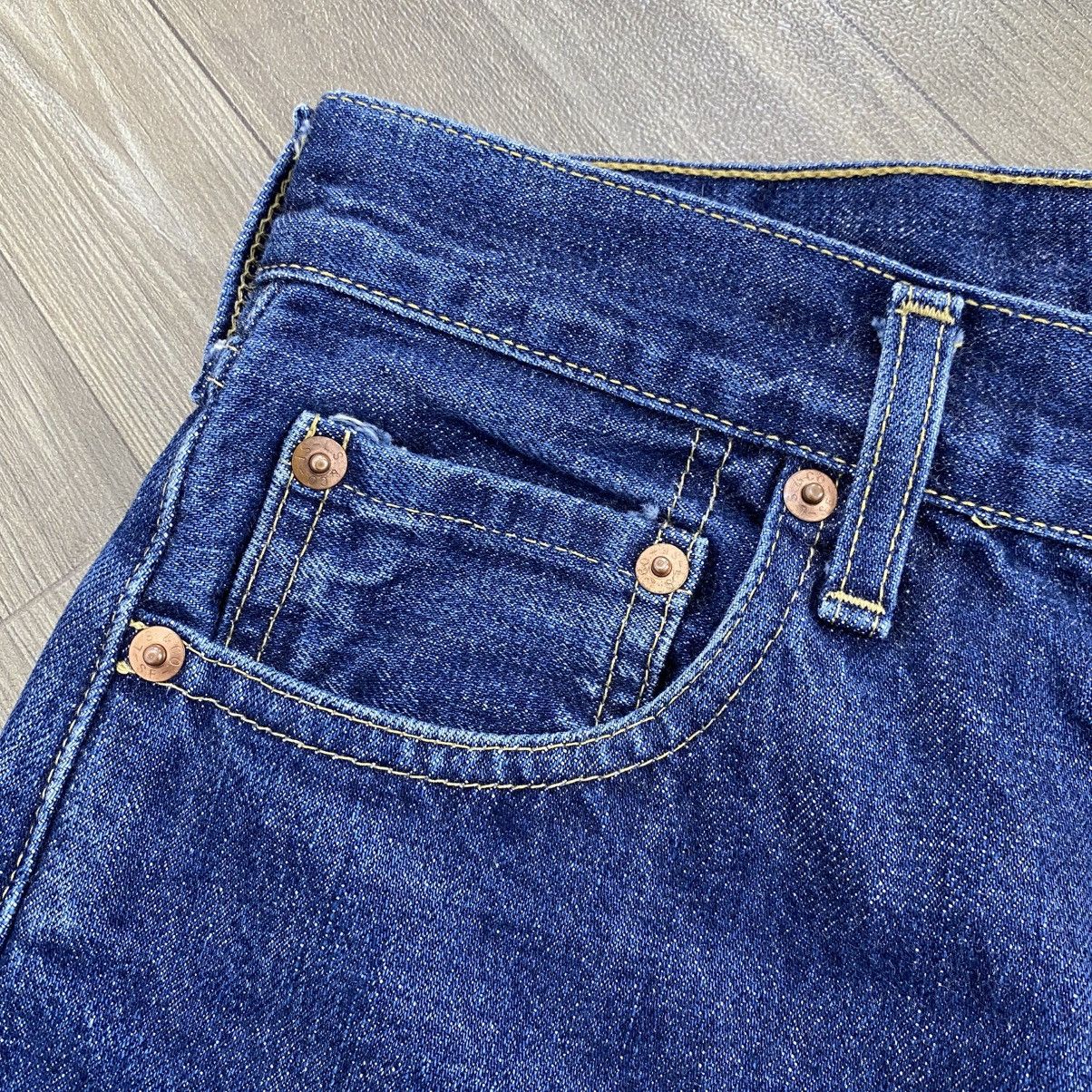 Levi's 🇯🇵 1990s Levis 702xx Selvedge Buckle Back Faded Blue Jeans Size US 27 - 6 Thumbnail