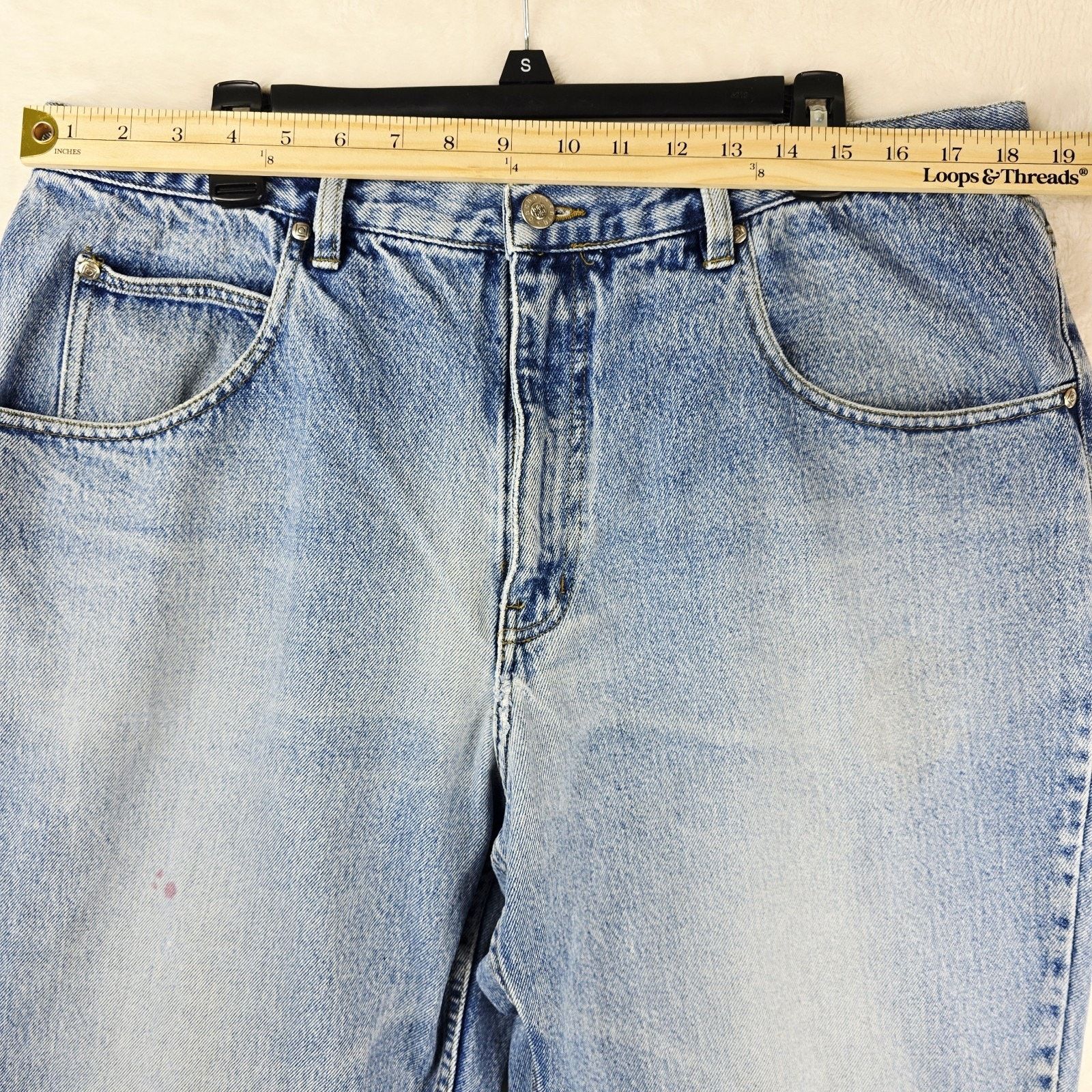 Anchor Blue Vintage Anchor Blue Loose Jeans 40x32 Fits 39x30 Baggy Size US 40 / EU 56 - 11 Thumbnail