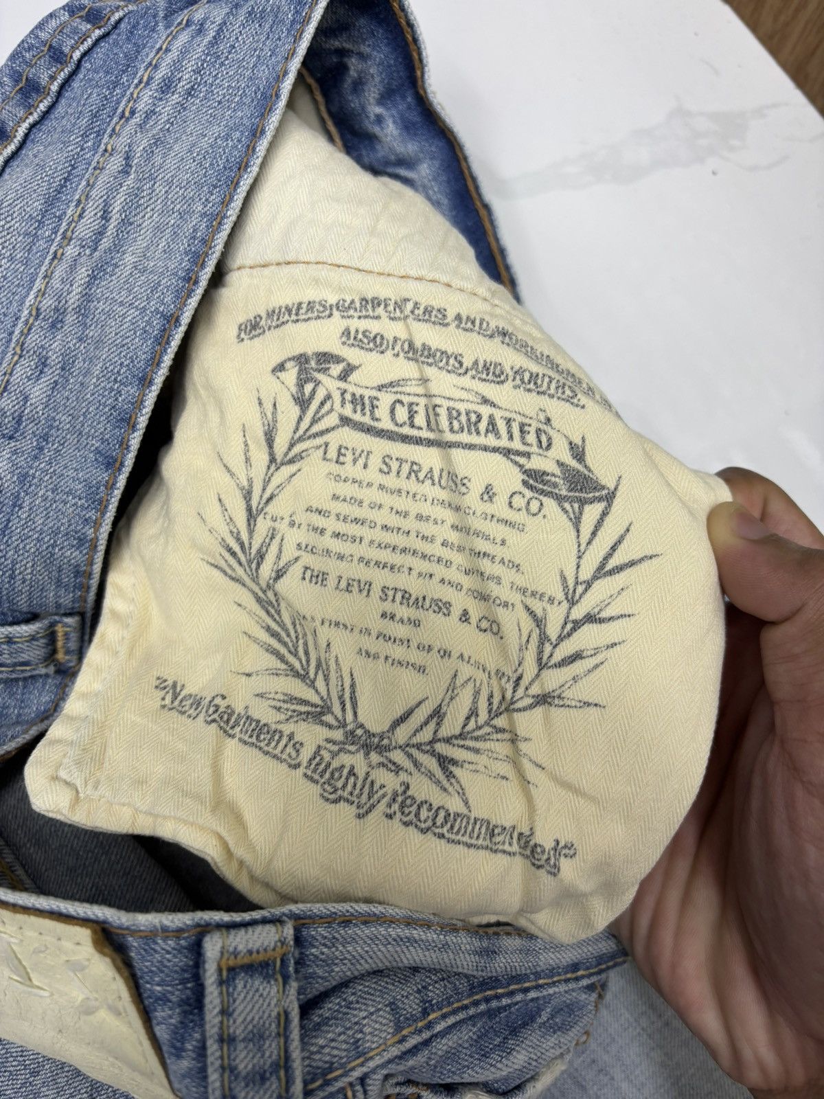 Kapital Vintage Levis Patchwork Faded Distressed Denim Jean Size US 30 / EU 46 - 10 Thumbnail