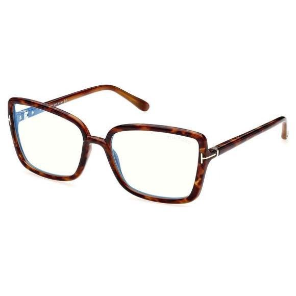 image of NWT Tom Ford Ft5813-B-055-56 56Mm Glasses in Brown, Men's