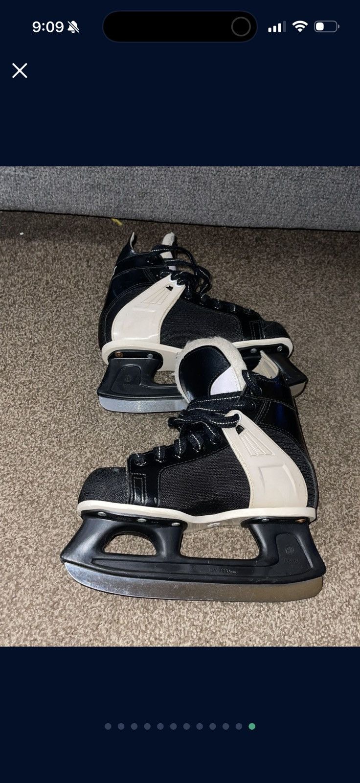 Ccm CCM Tacks SLM2500 Youth Ice Hockey Skates Size 1,1/2 Used Size US 5 / EU 37 - 10 Thumbnail