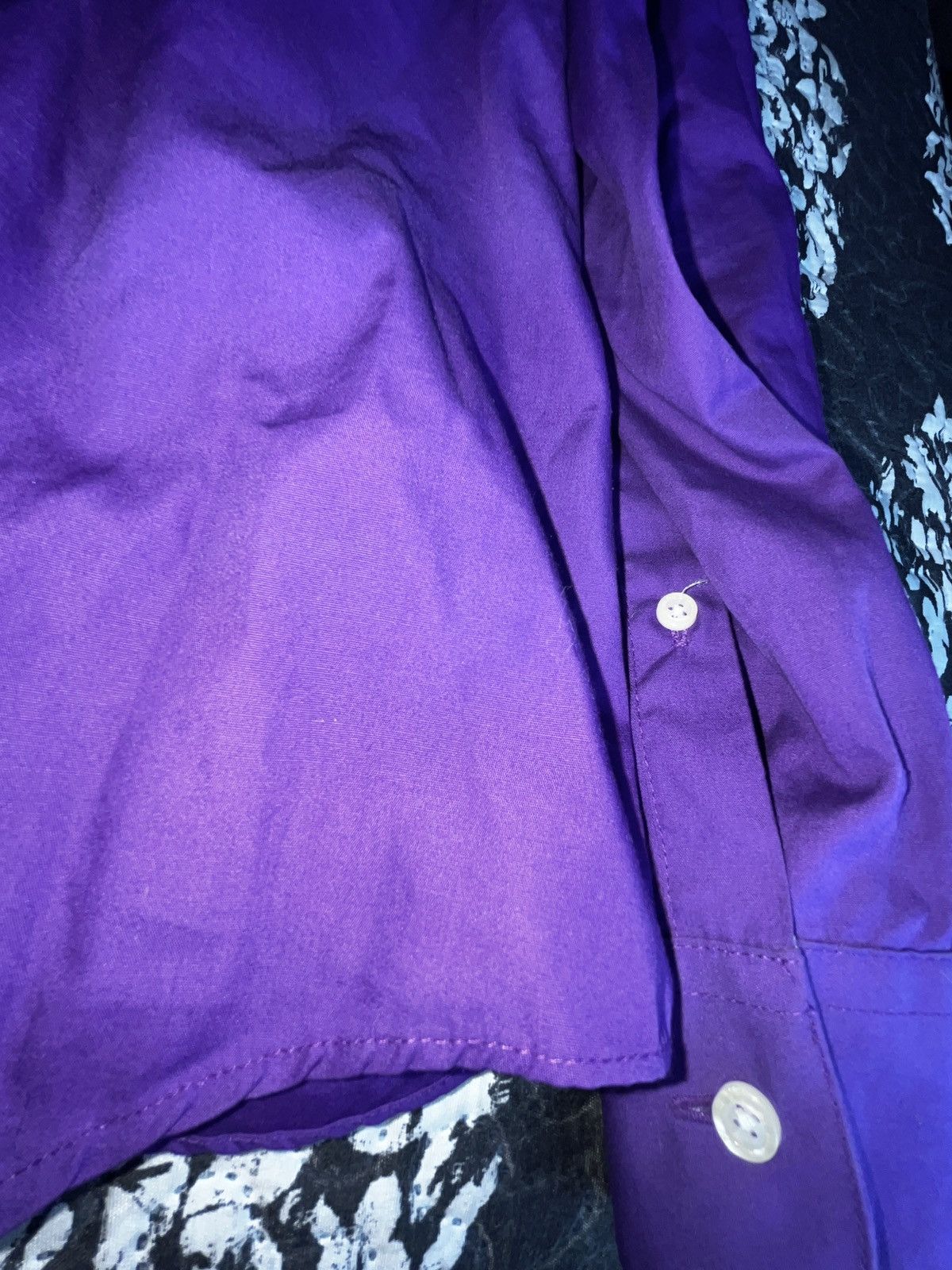 Alexander Julian Alexander Julian Colours Purple Button Up Shirt L Size L / US 10 / IT 46 - 6 Thumbnail