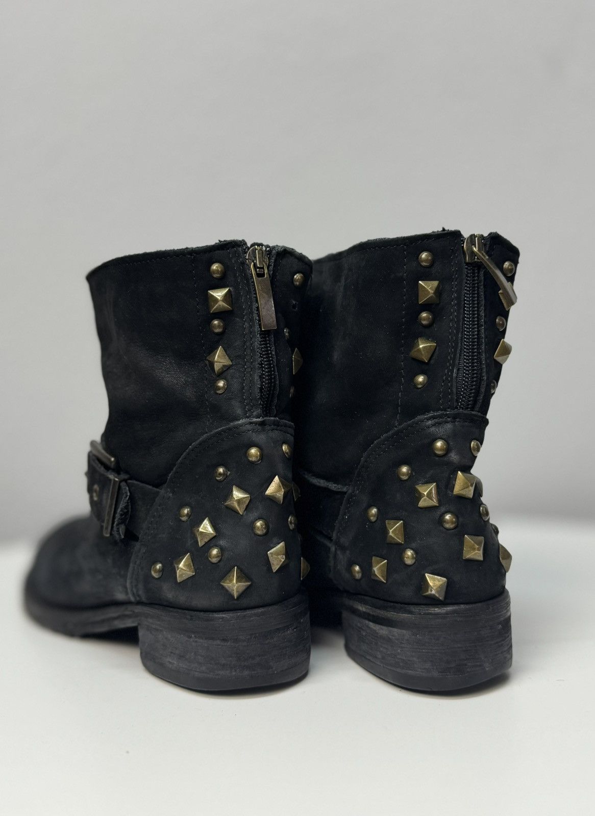 A.S.98 Vintage A.S. 98 leather Western boots ankle Margiela Prada Size US 8 / IT 38 - 9 Thumbnail