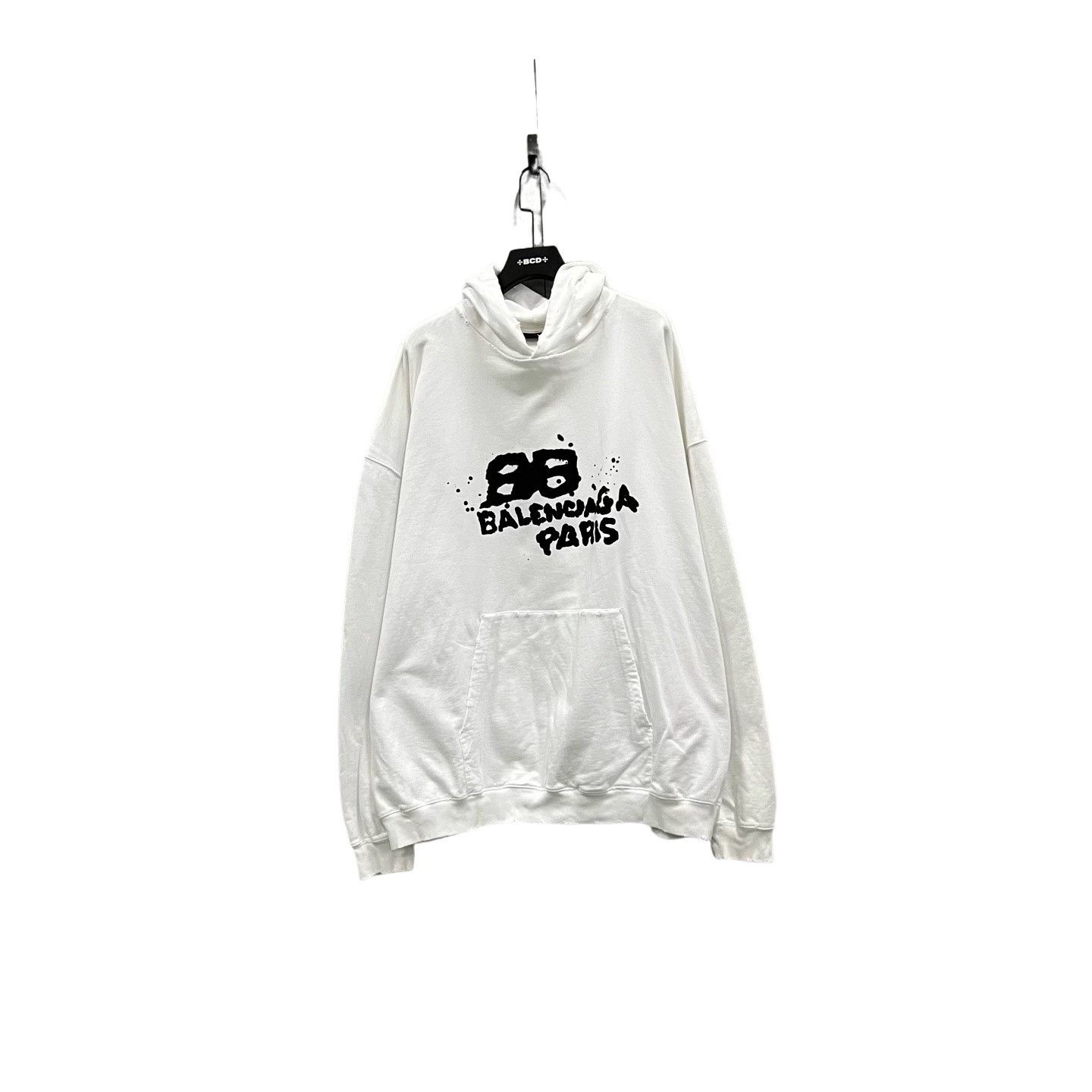 Balenciaga Balenciaga BB Logo Print Hoodie Size S Size US S / EU 44-46 / 1 - 1 Thumbnail