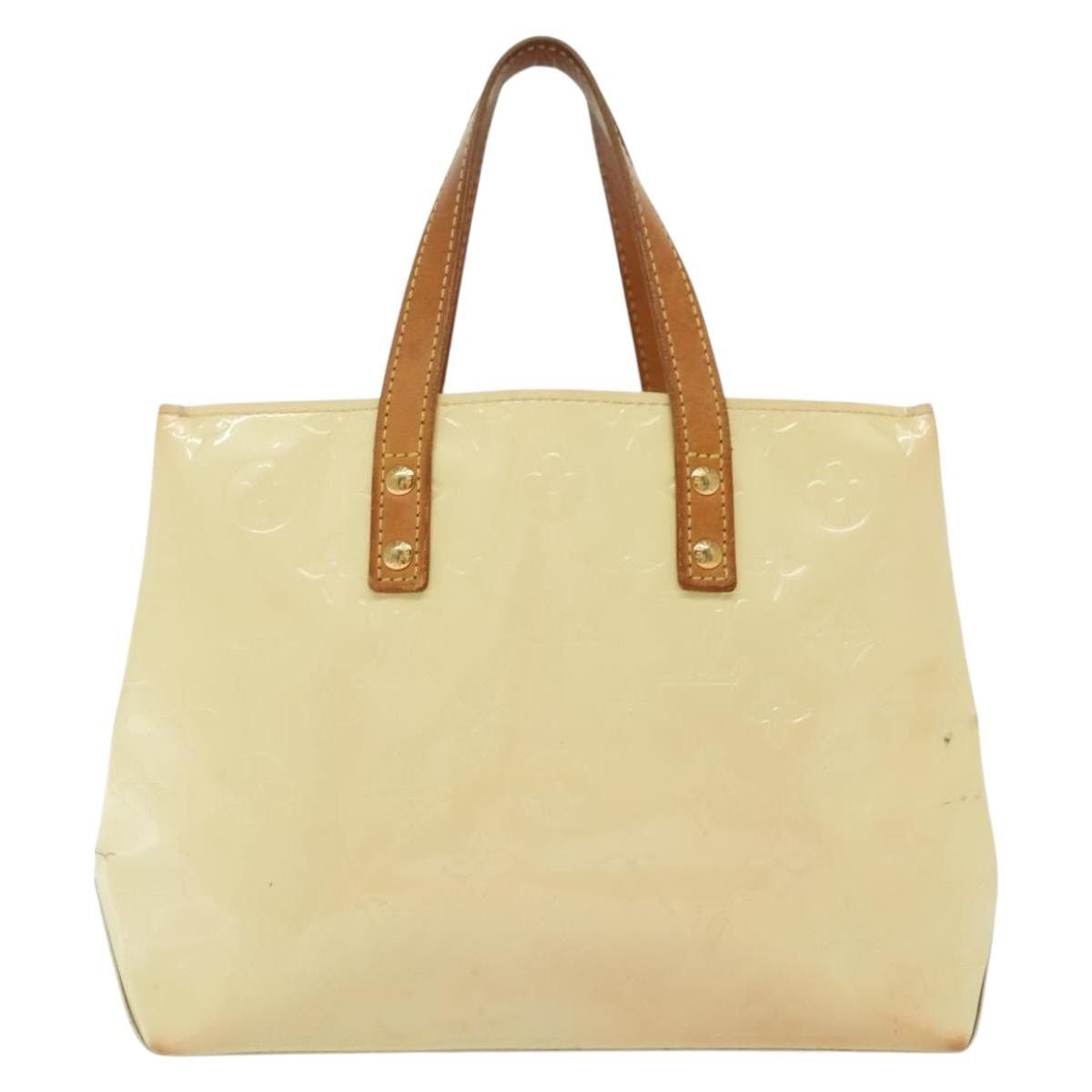 Louis Vuitton LOUIS VUITTON Monogram Vernis Reade PM Hand Bag Perle M91336 Size ONE SIZE - 3 Thumbnail