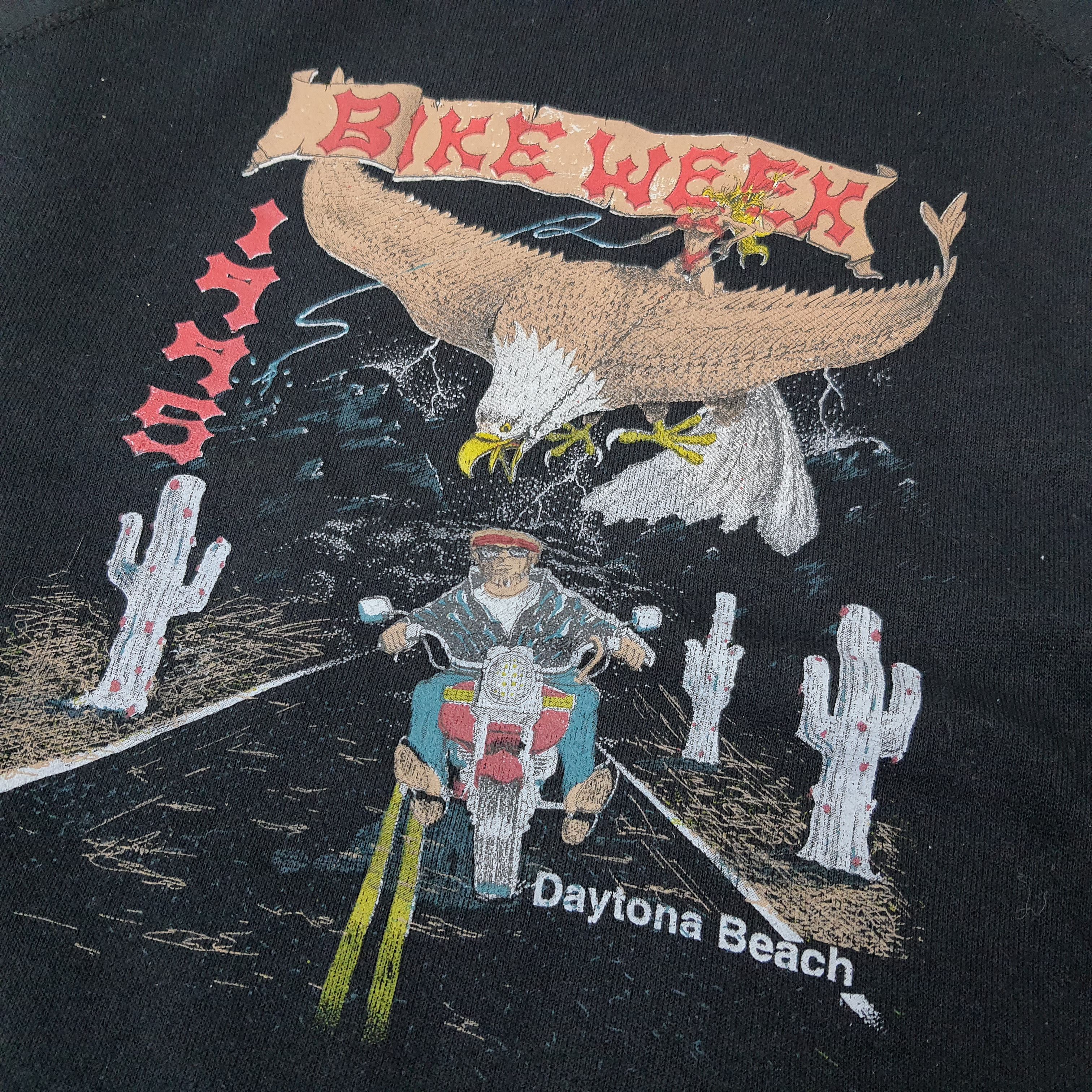 Daytona Vintage Daytona Bike Week 90s Sweatshirt C227N18 Size US L / EU 52-54 / 3 - 2 Thumbnail