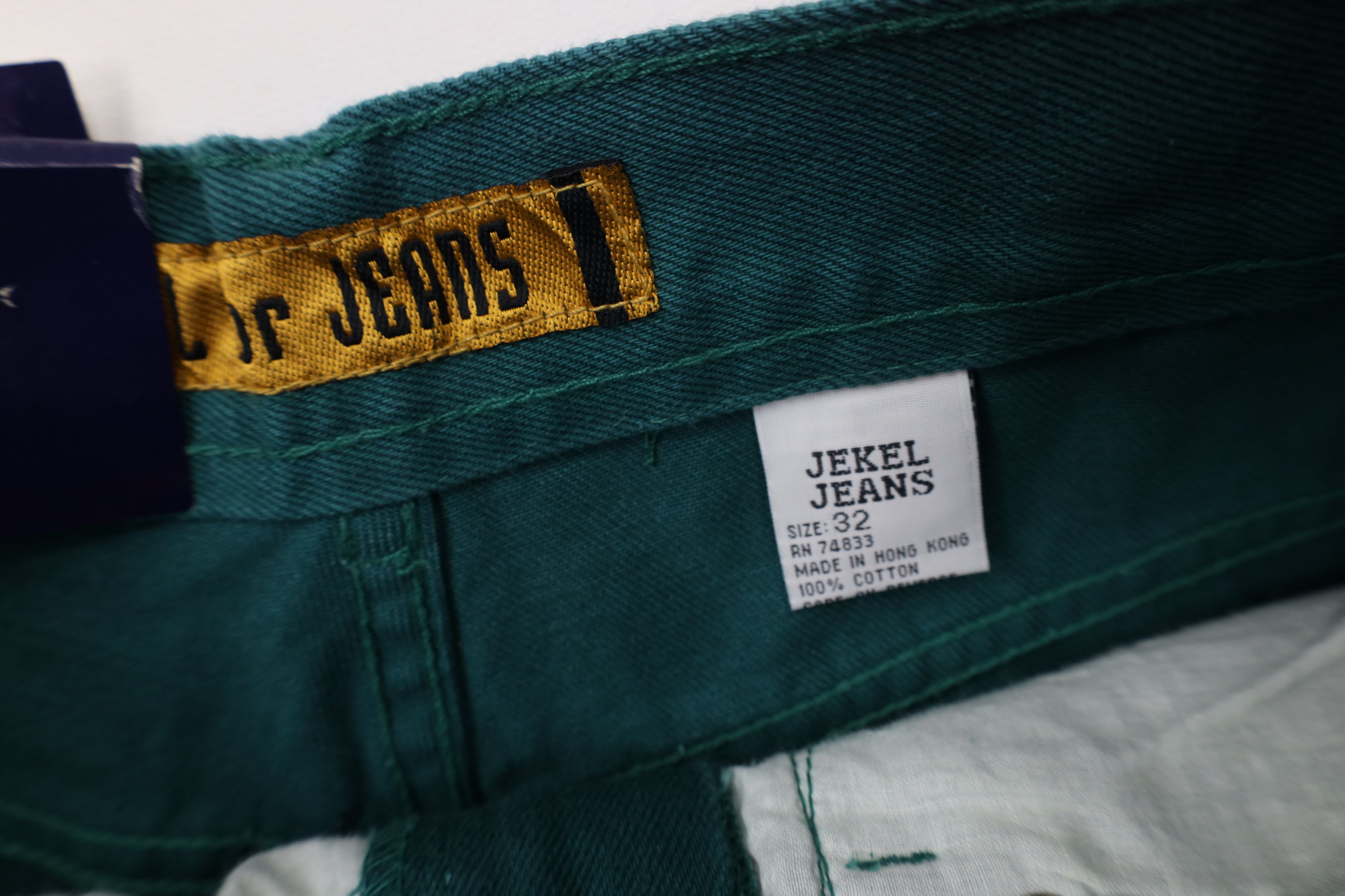 Vintage Deadstock Vintage 90s Streetwear Skateboard Denim Jeans Size US 32 / EU 48 - 8 Thumbnail
