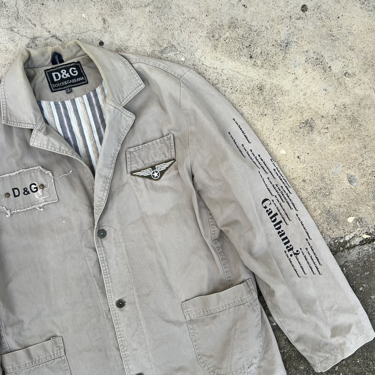 Dolce & Gabbana Vintage Dolce Gabbana men’s beige jacket Size US L / EU 52-54 / 3 - 5 Thumbnail