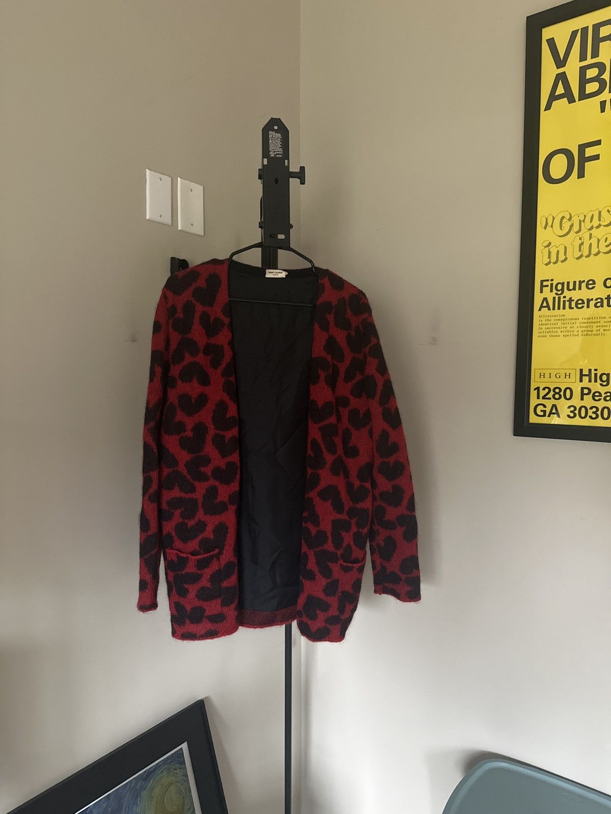 Saint Laurent Paris Saint Laurent Heart Cardigan Size US M / EU 48-50 / 2 - 2 Thumbnail