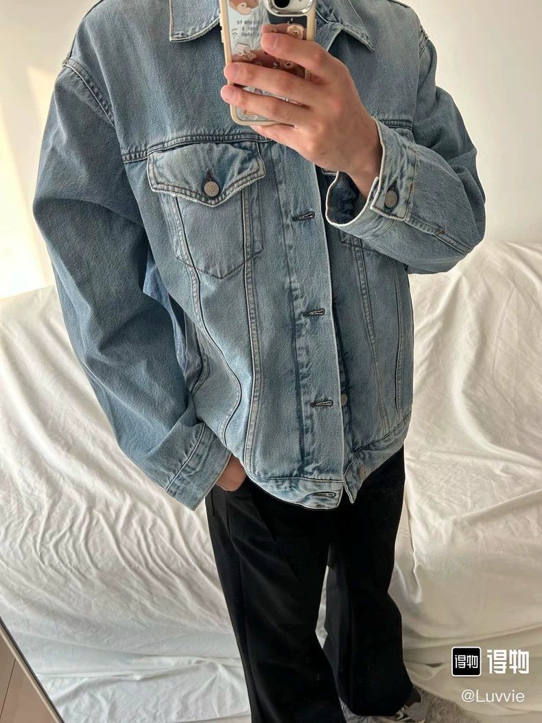 Acne Studios Acne Studios Washed blue denim jacket Size US XS / EU 42 / 0 - 6 Thumbnail