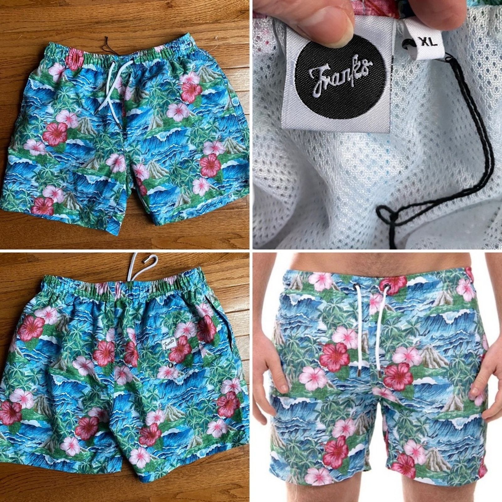 Franks FRANKS Mens $89 Volcano Oahu Swim Shorts Trunk Suit XL NWOT Size US 36 / EU 52 - 1 Thumbnail