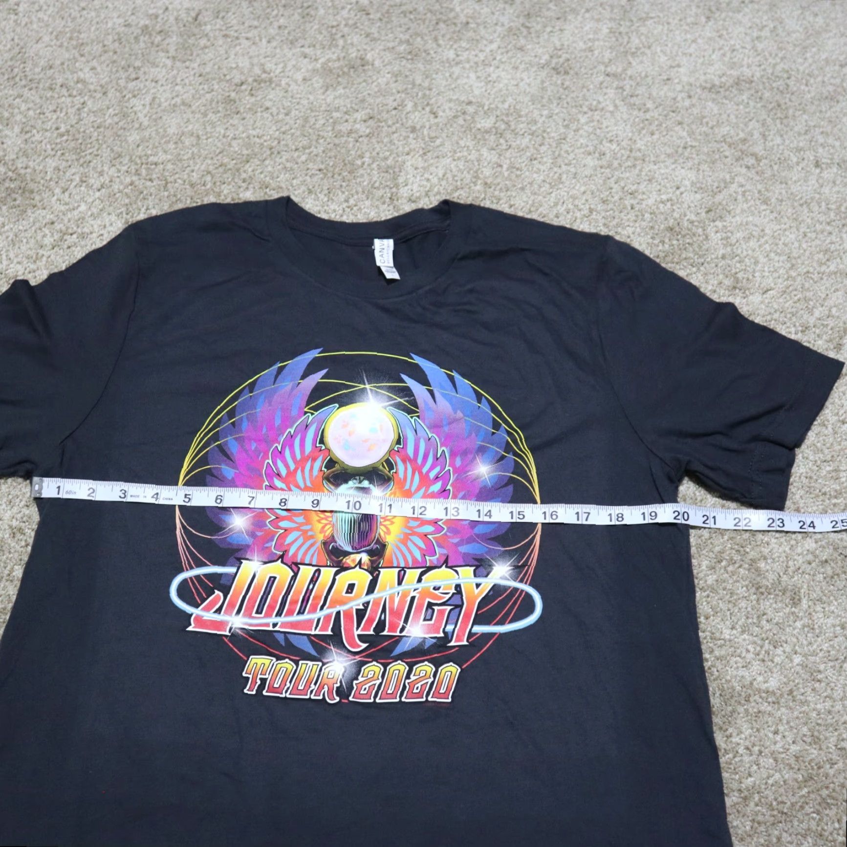 Vintage NWOT Journey 2020 Tour Pandemic Cancelled Tee T-Shirt Band Logo Size L Large Size US L / EU 52-54 / 3 - 4 Thumbnail