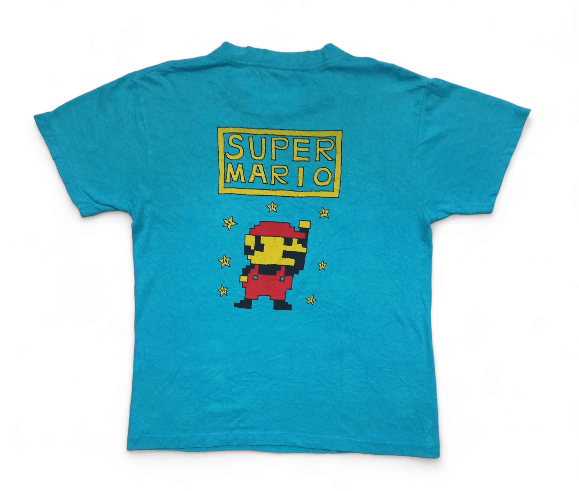 Vintage Vintage 00s 50/50 Super Mario Bros & Toad Jerzees Shirt Size US S / EU 44-46 / 1 - 4 Thumbnail