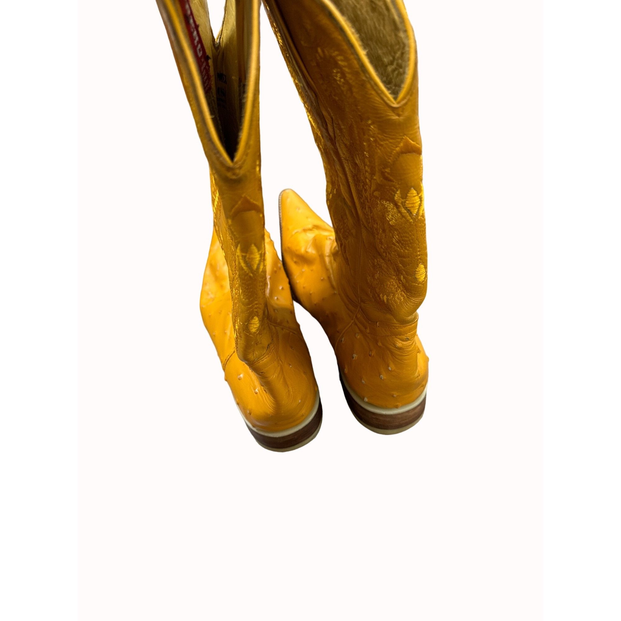 Other Potrero men’s leather orange western cowboy boots shoes size Size US 8 / EU 41 - 7 Thumbnail