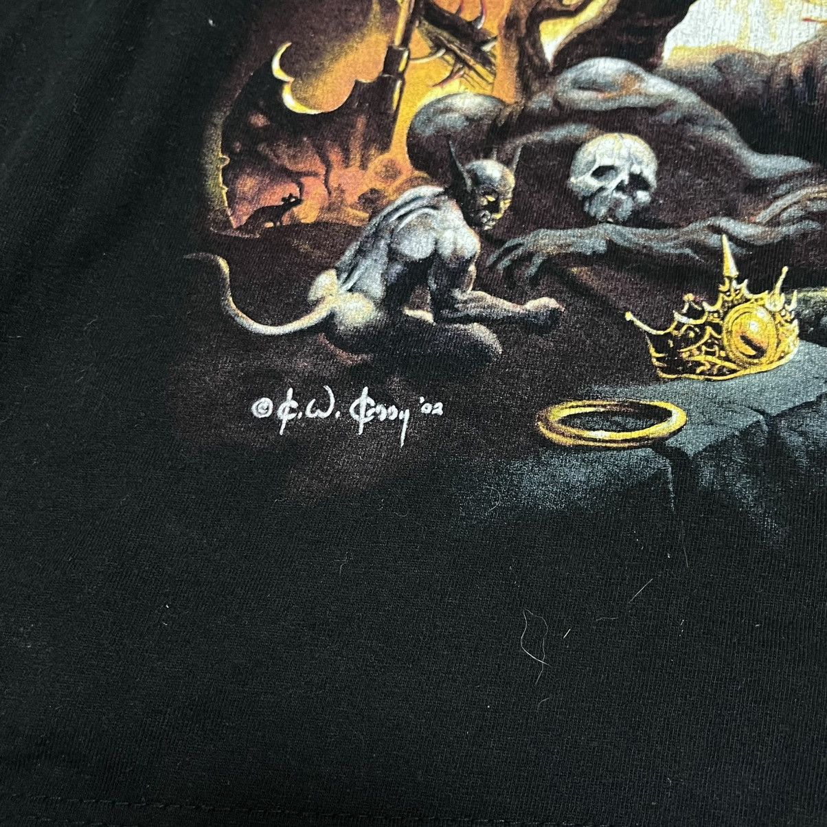 Band Tees × Vintage Vintage Manowar Warriors of the World Tour 2002 T-ShirtRare Size US L / EU 52-54 / 3 - 3 Thumbnail