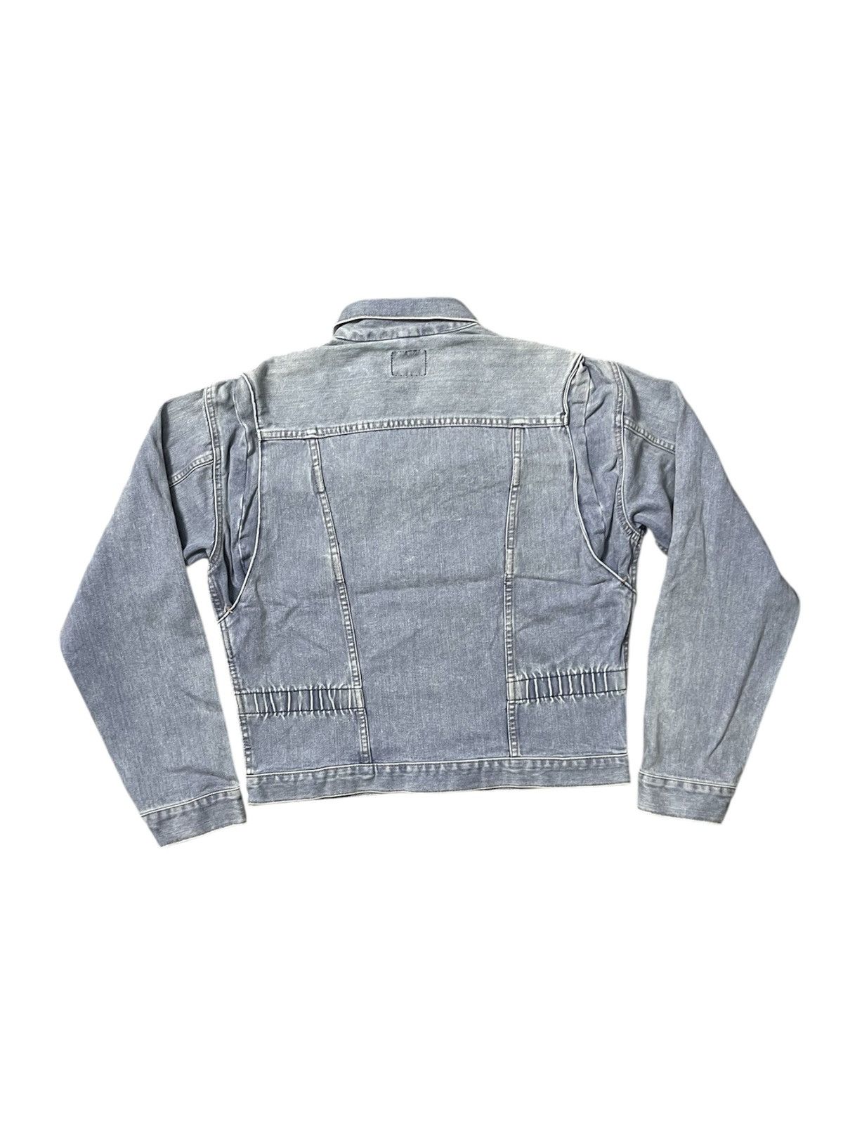 Wrangler 90s WRANGLER BLUE BELL WESTERN DENIM ZIPPER JACKET Size L / US 10 / IT 46 - 2 Thumbnail