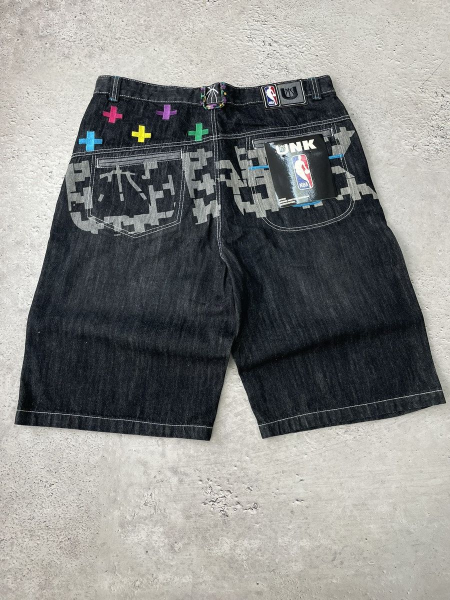 NBA Wide leg baggy y2k NBA Junk shorts pants Size US 38 / EU 54 - 9 Thumbnail