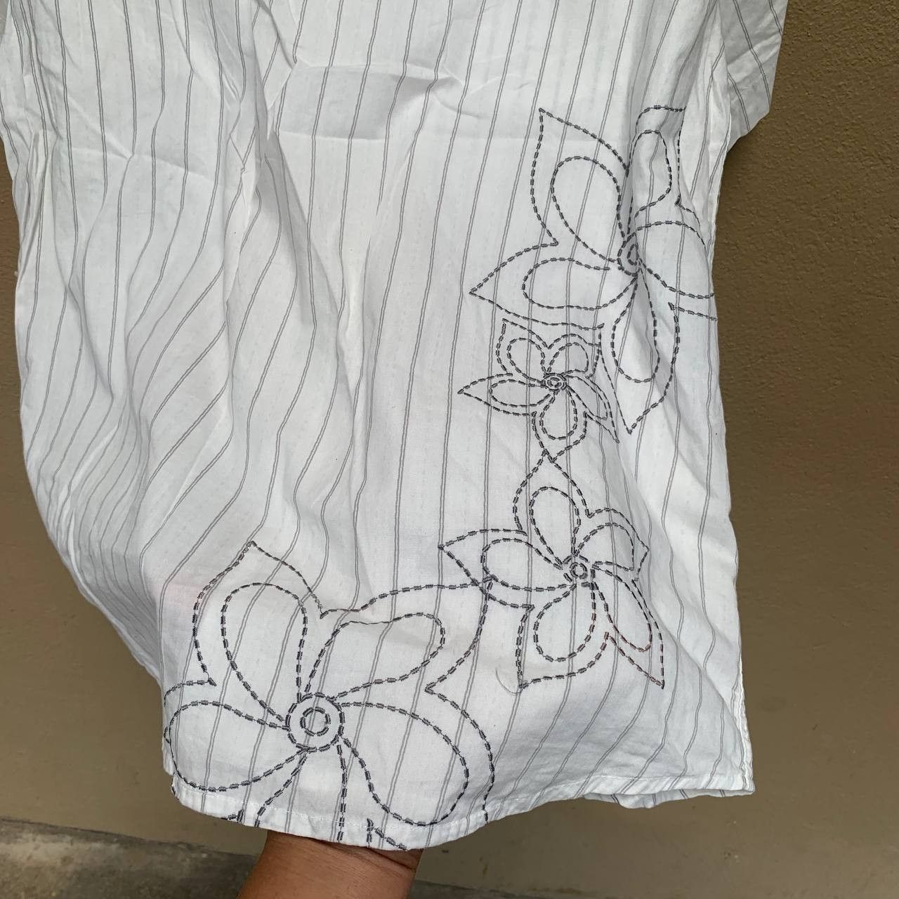 Body Glove Vintage Y2K BODYGLOVE Flowers Embroidery Short Sleeve Shirt Size US L / EU 52-54 / 3 - 4 Thumbnail