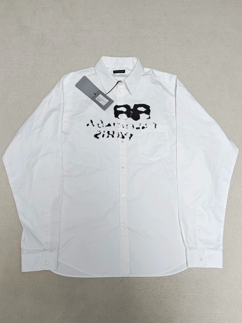 Balenciaga Balenciaga Balenciaga SS23 Graffiti Long Sleeve Shirt-2506 Size US M / EU 48-50 / 2 - 2 Thumbnail