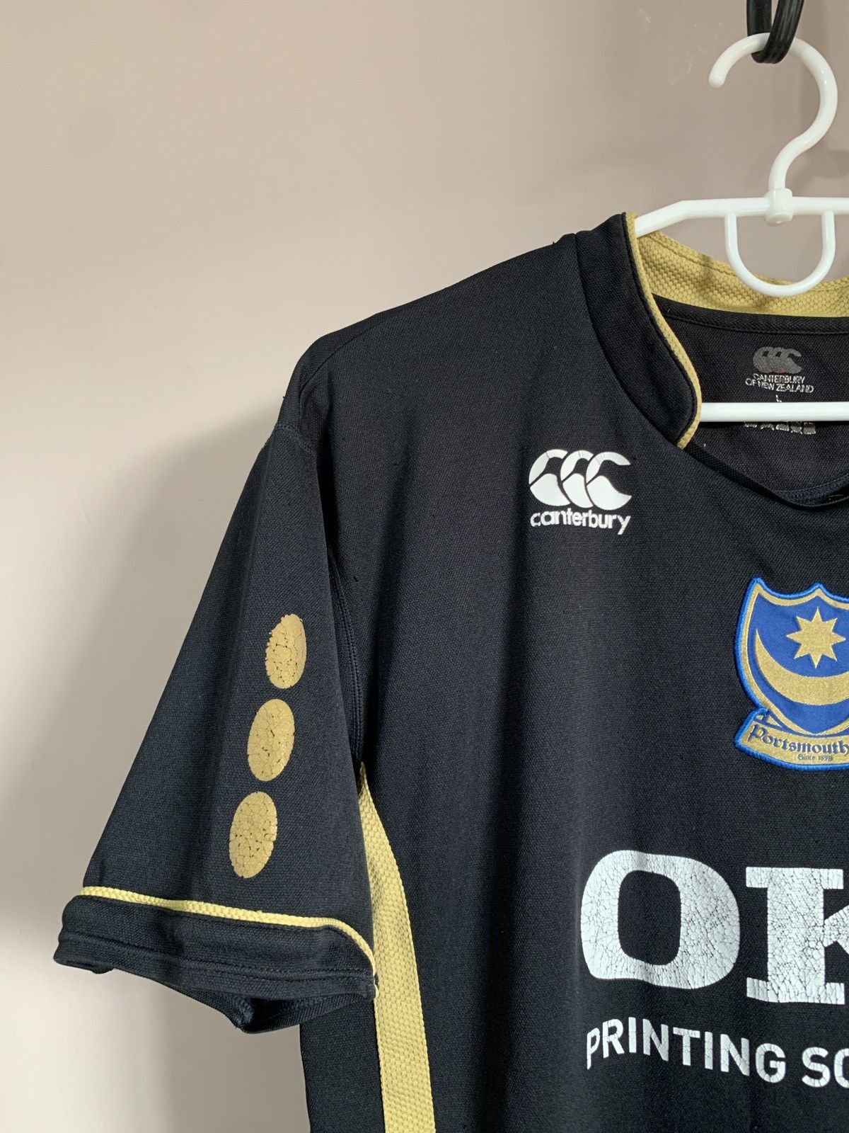 Canterbury of New Zealand Portsmouth Third Football Shirt Canterbury Soccer Jersey L Size US L / EU 52-54 / 3 - 4 Thumbnail
