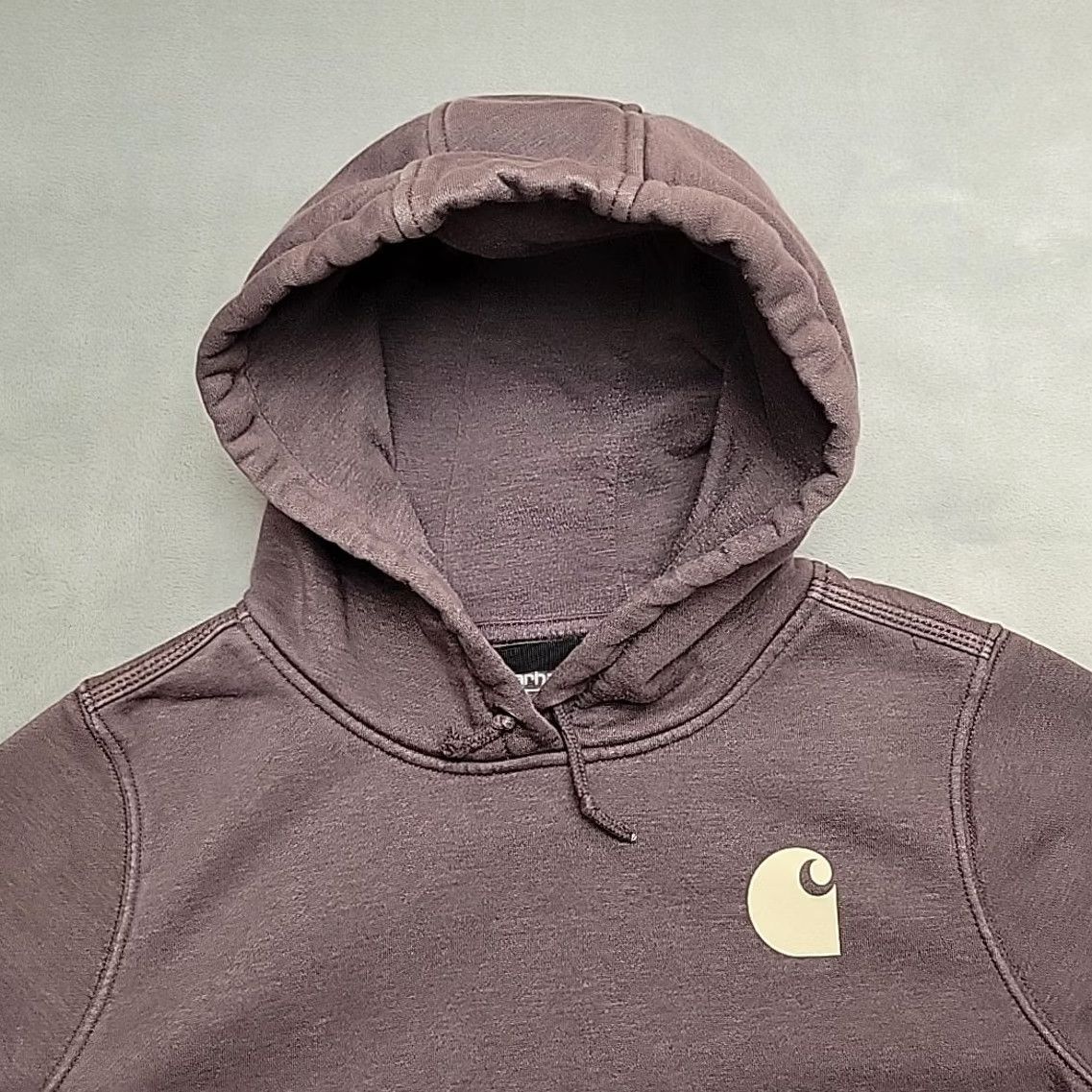 Carhartt VINTAGE Carhartt Hoodie Womens Small Purple Relaxed Fit Hooded Logo Sweatshirt TS0288 W Size M / US 6-8 / IT 42-44 - 3 Thumbnail