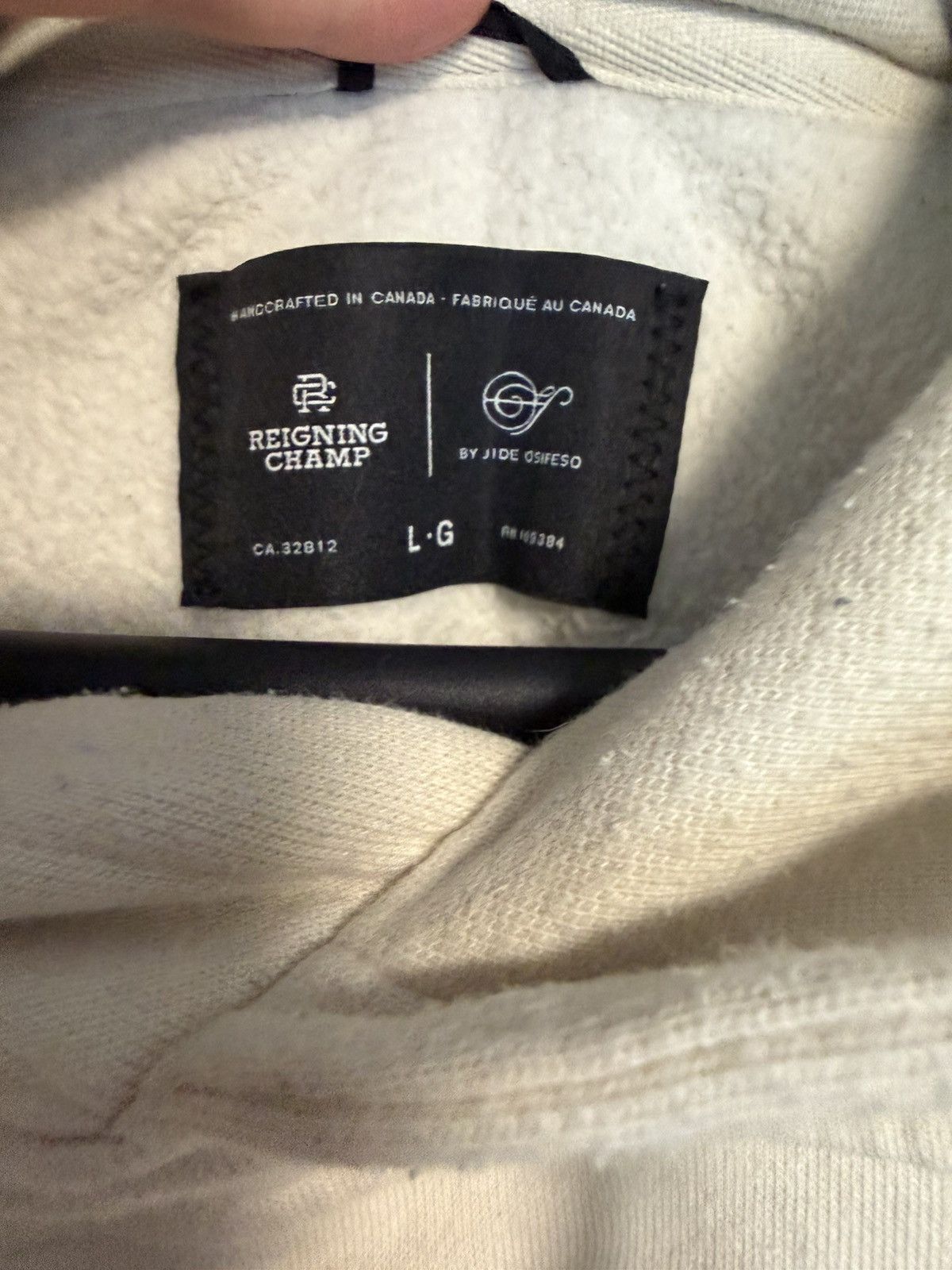 Reigning Champ Reigning Champ x Jide Osifeso hoodie Size US L / EU 52-54 / 3 - 3 Thumbnail
