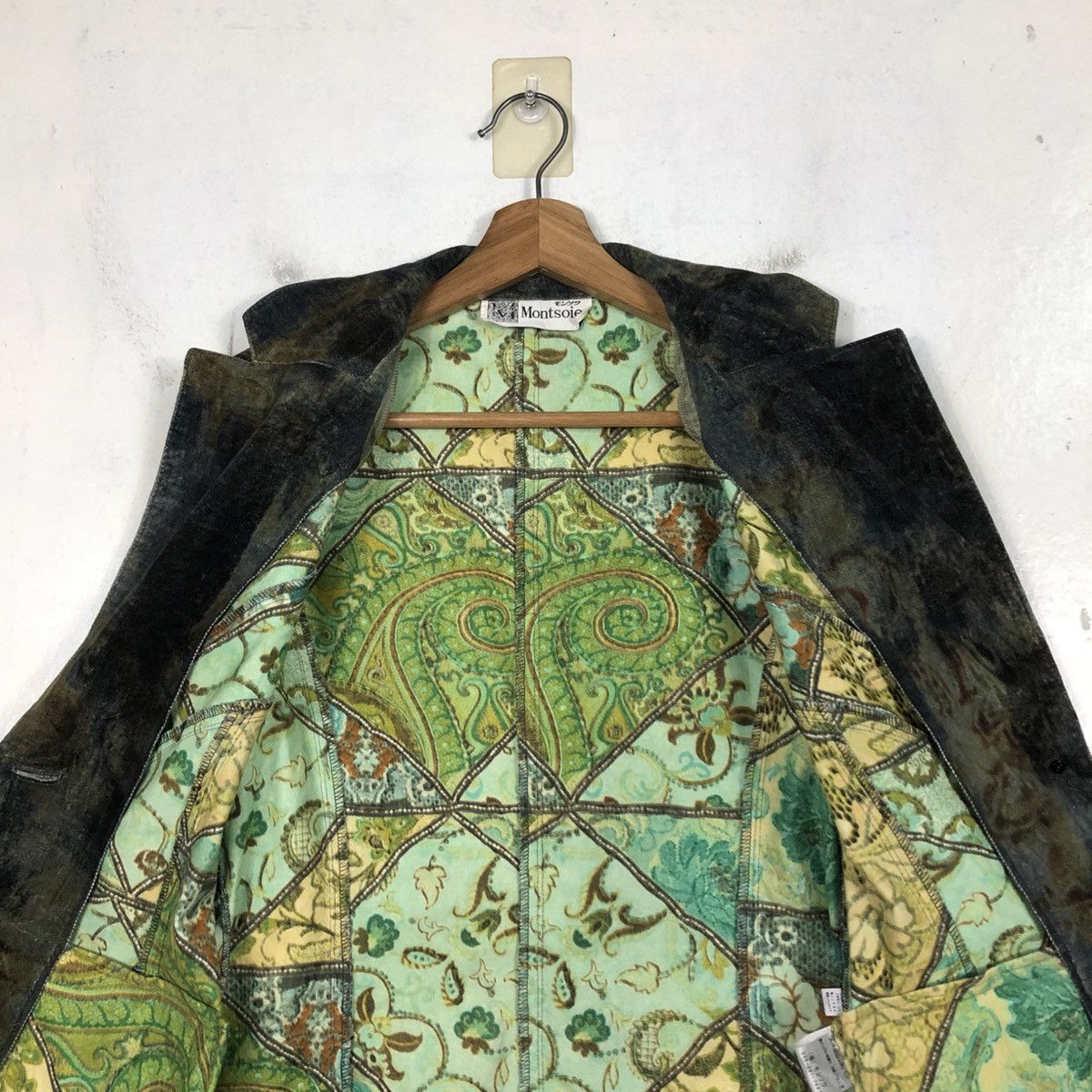 Japanese Brand 📌Vintage Suede Leather Jacket Montsoie Blanket Issey Miyake Size US M / EU 48-50 / 2 - 17 Thumbnail