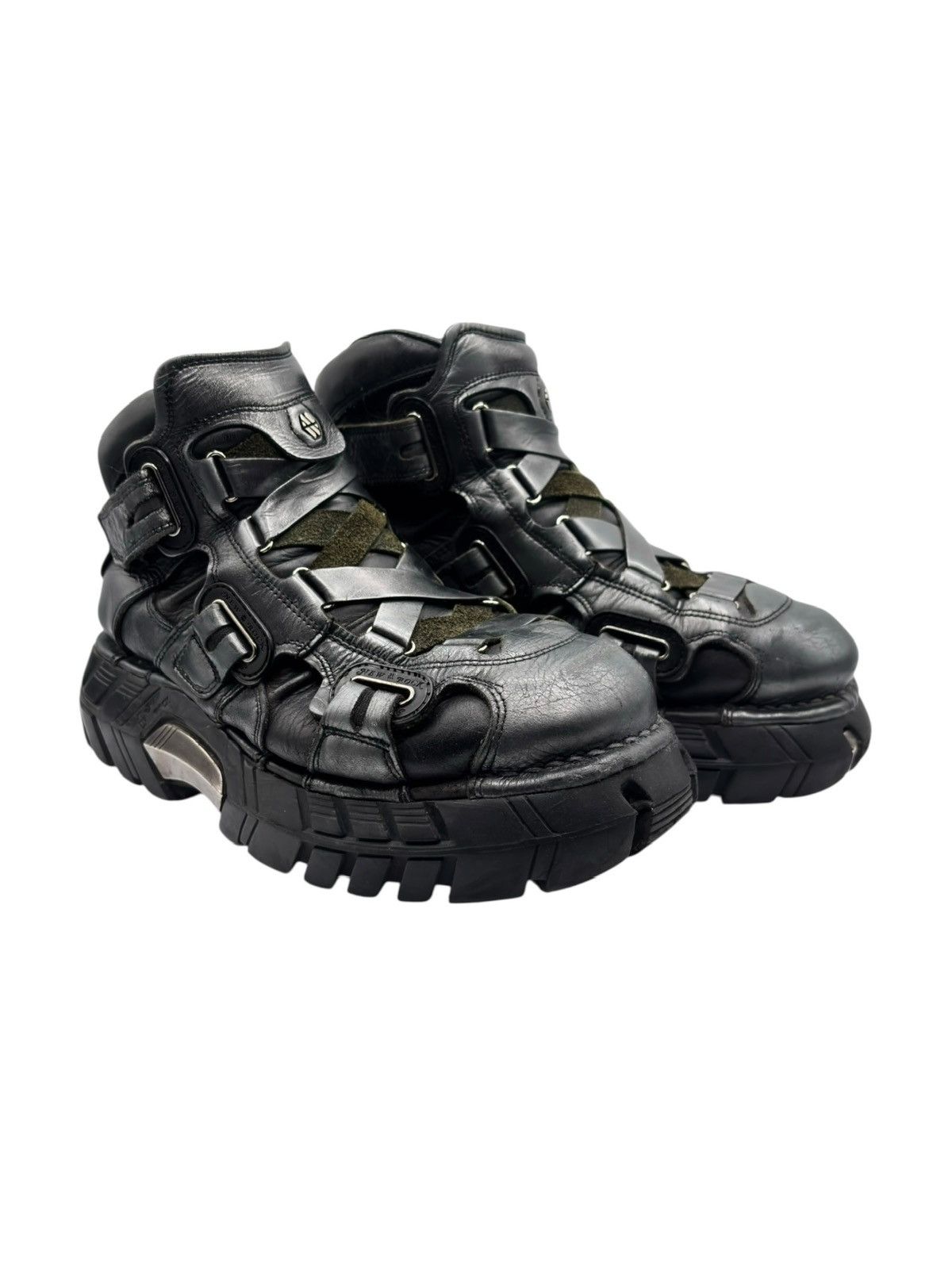 New Rock Vintage Archive New Rocks Platform Boots | Grailed