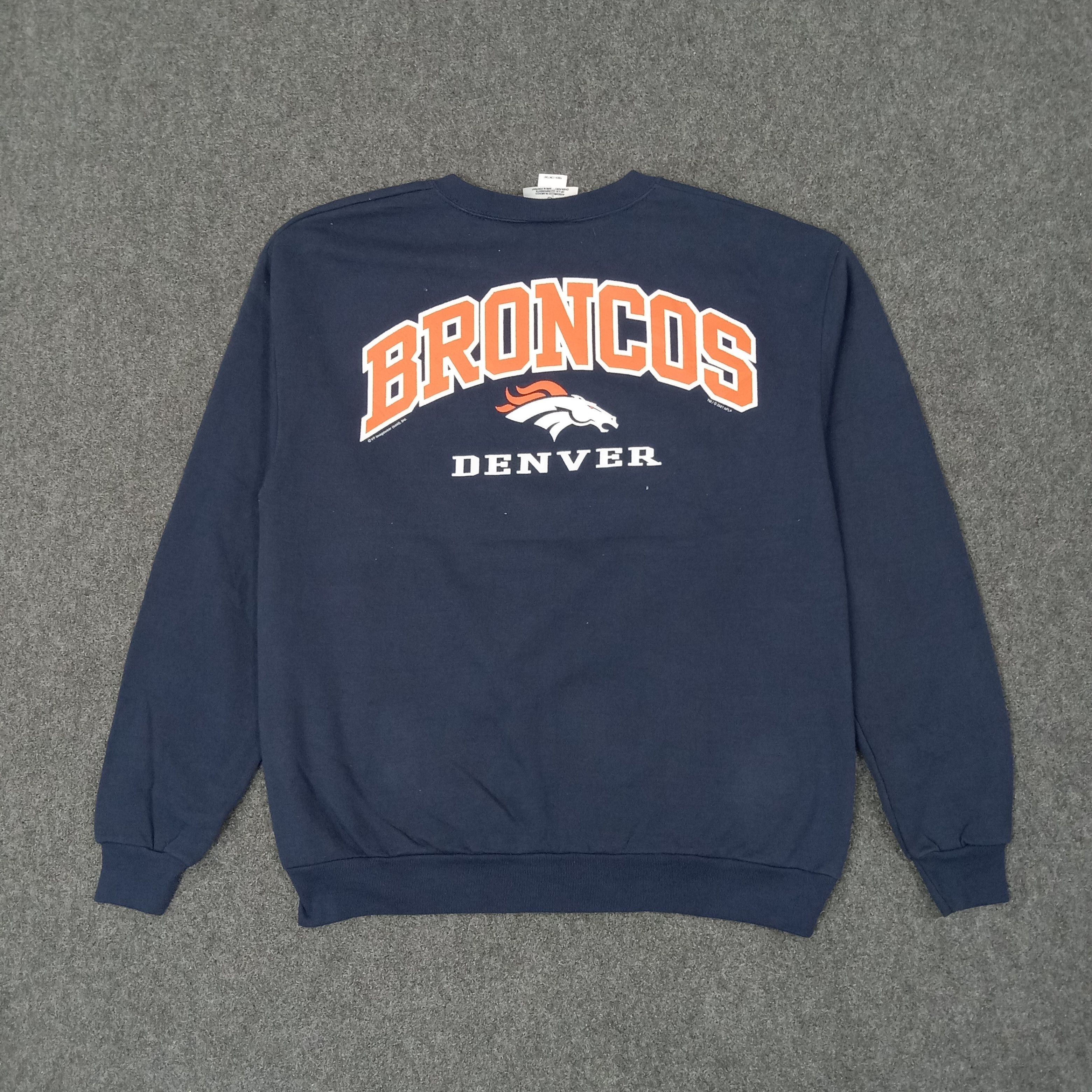 NFL Broncos Denver American Football Team Sweatshirt C253N8 Size US L / EU 52-54 / 3 - 7 Thumbnail