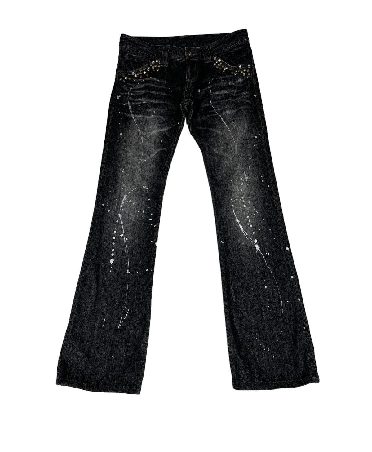 semanticdesign Semantics Design Stud Flared Jeans. S0228 Size 30" / US 8 / IT 44 - 2 Thumbnail