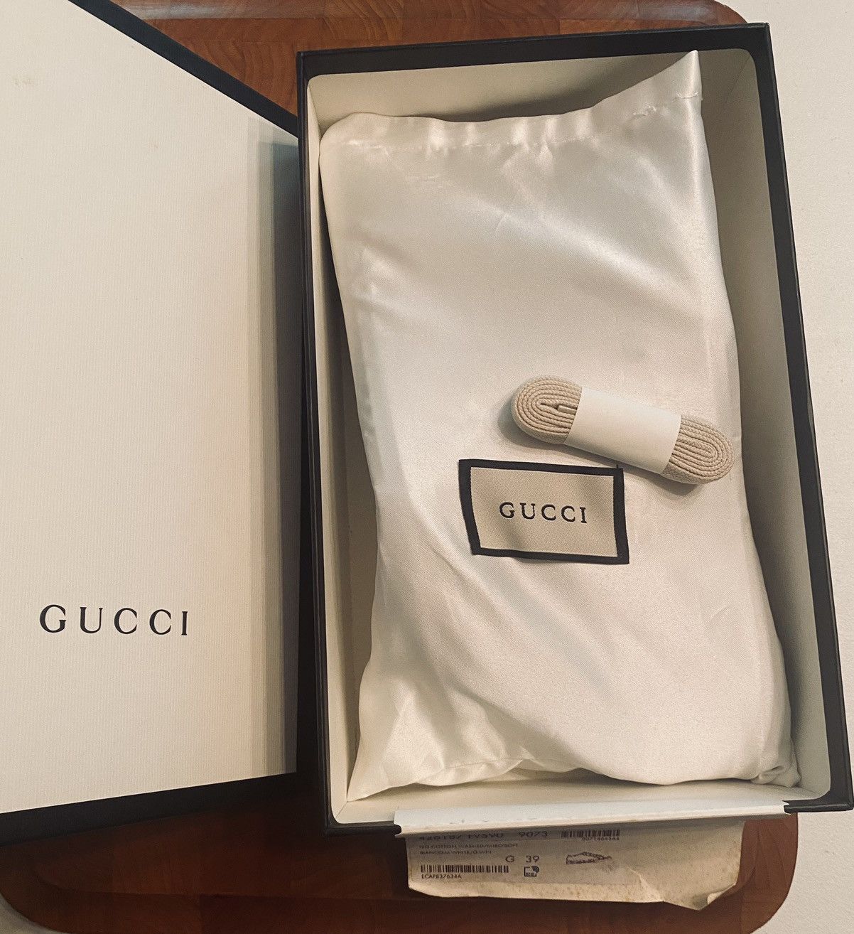 Gucci Gucci 🇮🇹 Women's GG Cement Kanvas/Leather Captoe Sneakers 39 Size US 9 / IT 39 - 5 Thumbnail