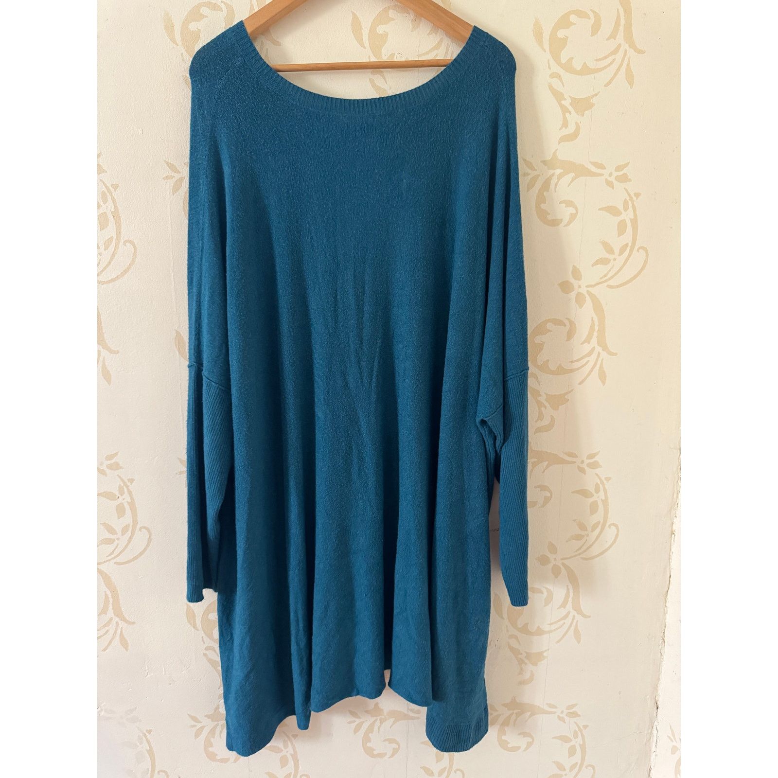 Luxe Eileen Fisher Ladies 2X Teal Sweater Size S / US 4 / IT 40 - 3 Thumbnail