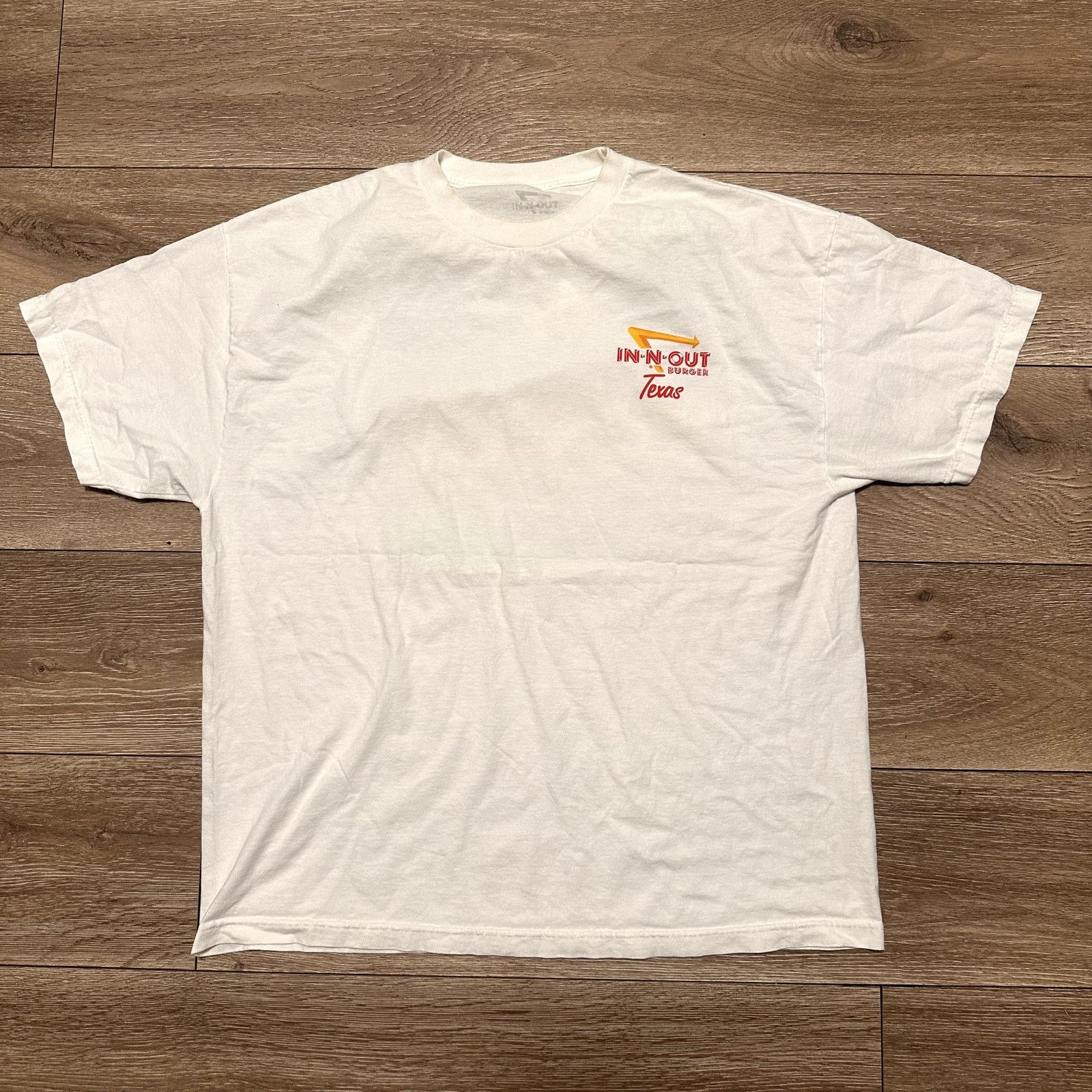 & Other Stories 2022 Oversized In-N-Out Texas Style White Graphic TShirt 2XL Size US XXL / EU 58 / 5 - 3 Thumbnail