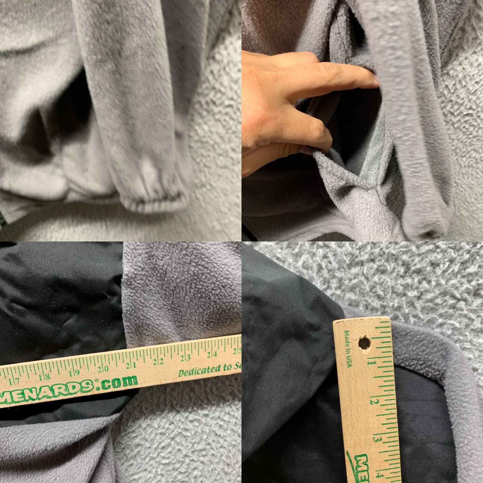 Vintage VINTAGE Olympics Sweater Womens Medium Gray Zip Up Fleece Sweatshirt 80s 90s Size M / US 6-8 / IT 42-44 - 8 Thumbnail
