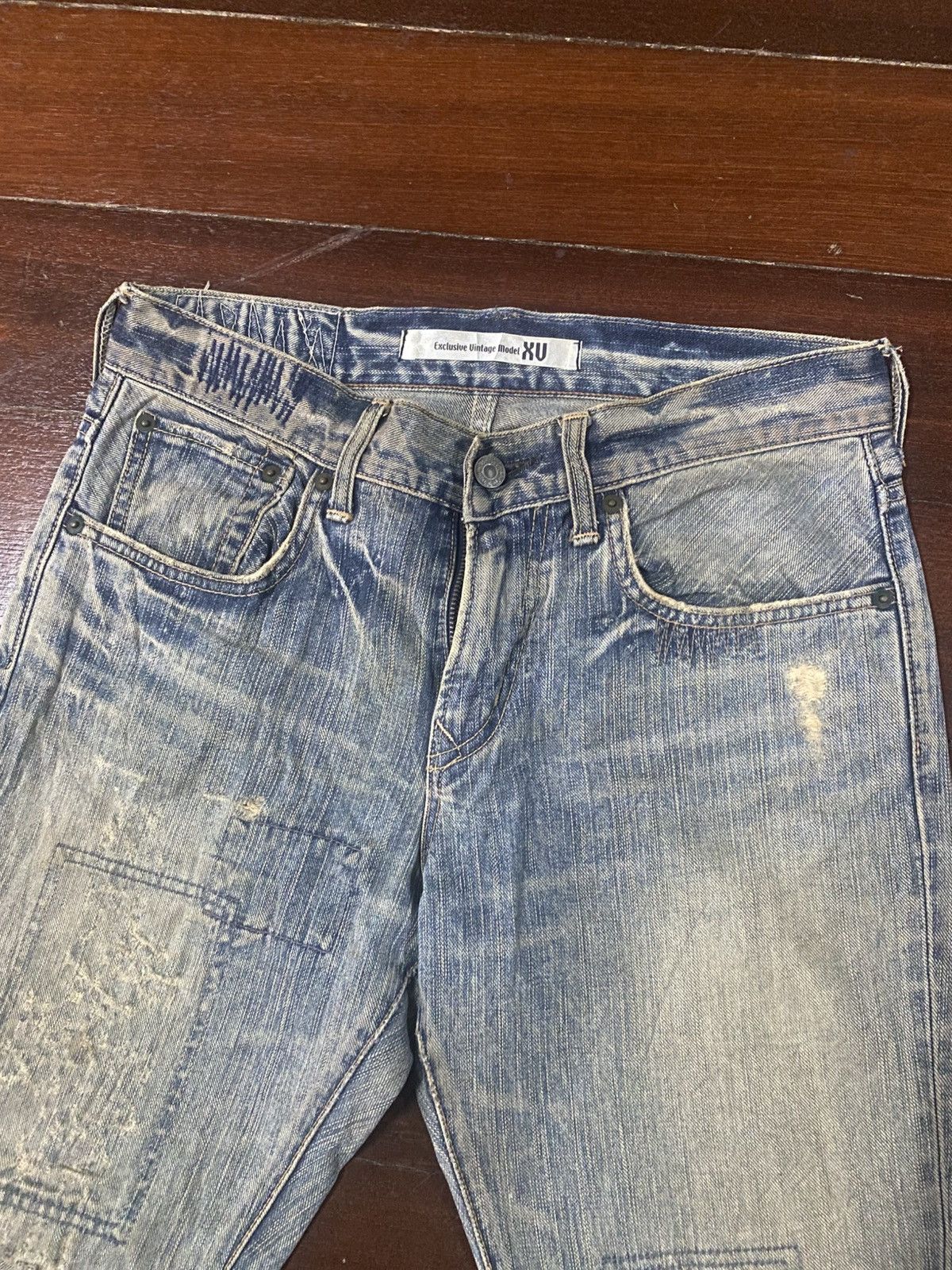 Edwin EDWIN EXCLUSIVE VINTAGE XV JEANS bootcut wide leg rework Size US 33 - 6 Thumbnail