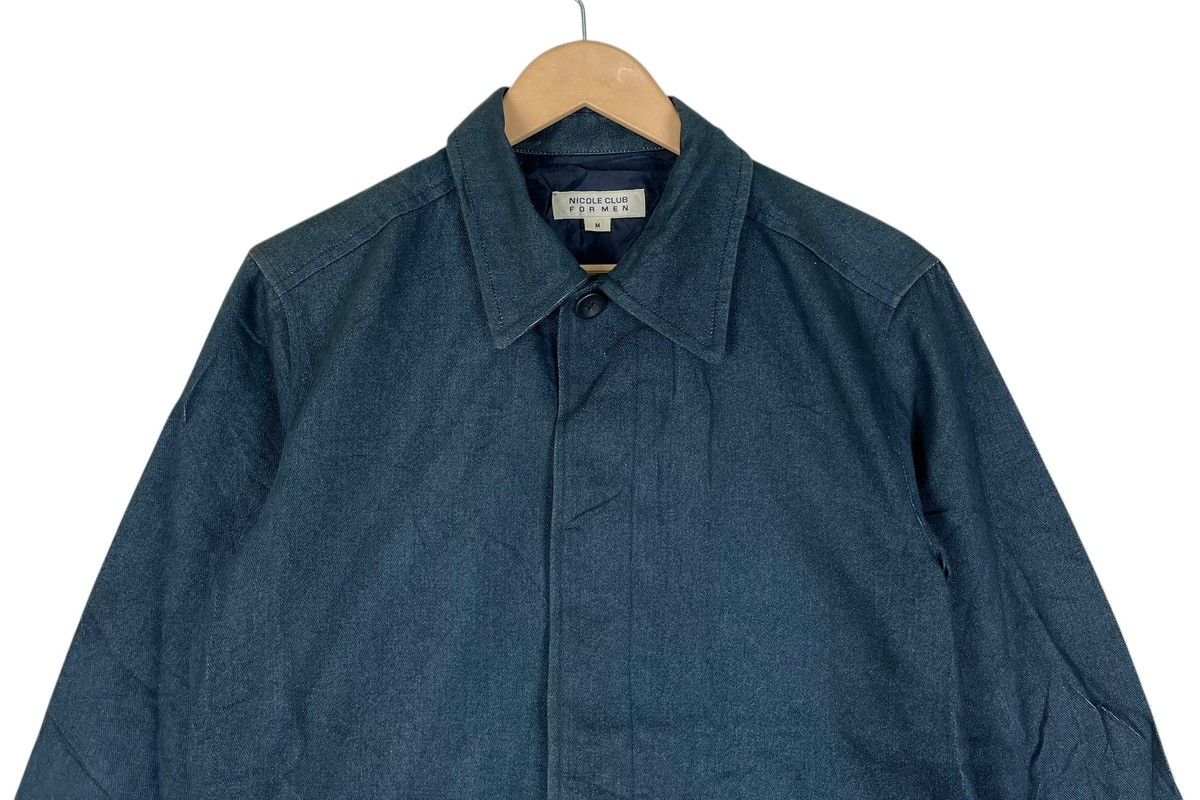 Japanese Brand × Nicole Club Nicole Club For Men Denim Button Jacket Size US M / EU 48-50 / 2 - 3 Thumbnail